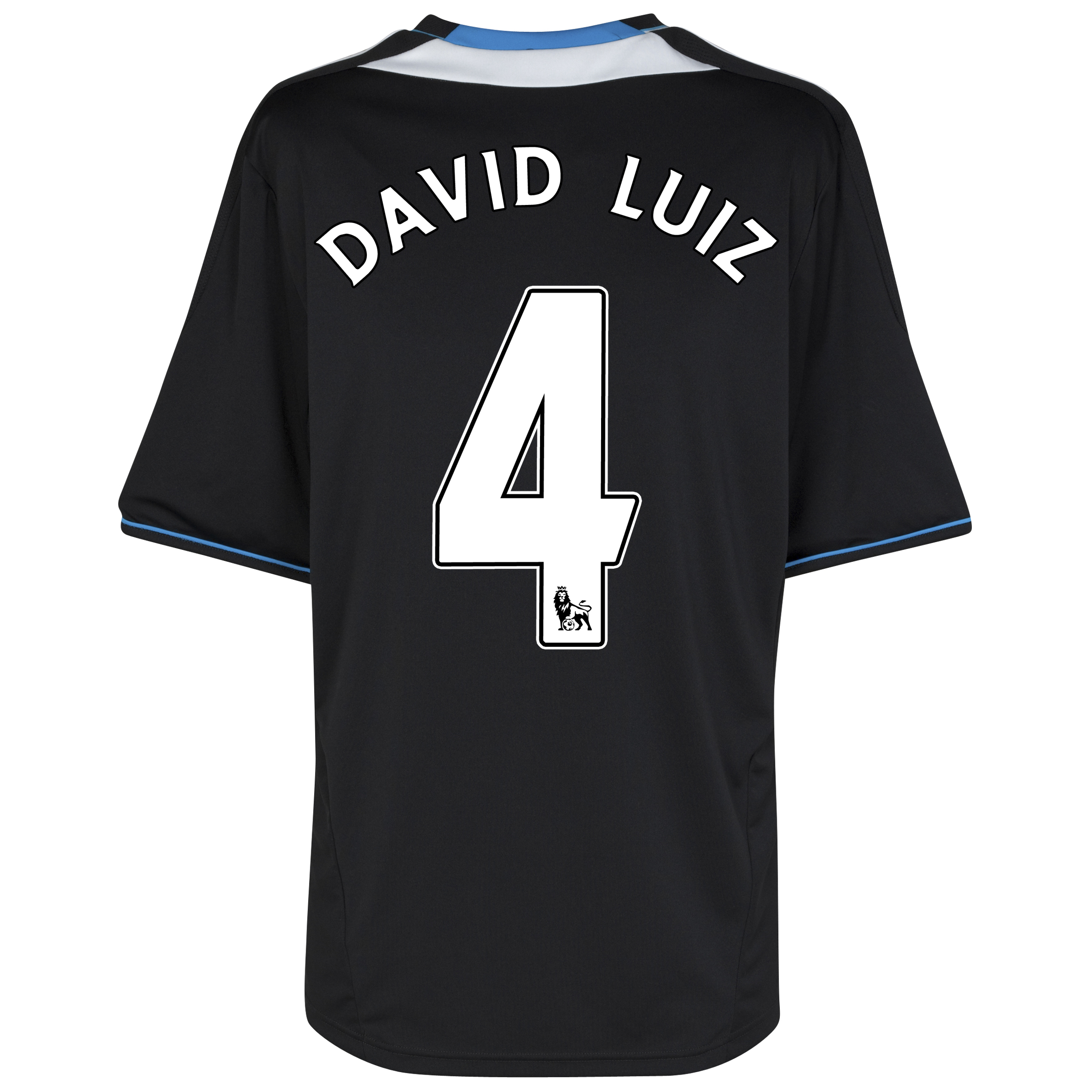 Chelsea Away Shirt 201112 Kids with David Luiz 4 printing