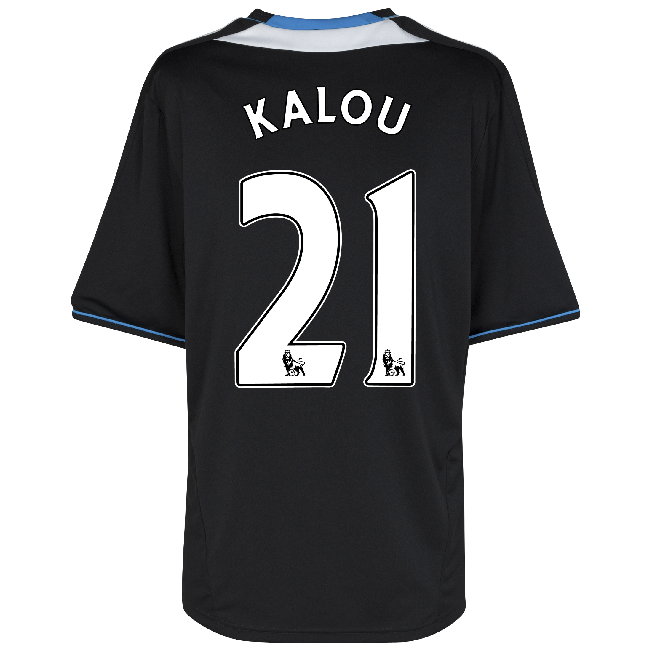 Chelsea Away Shirt 201112 Kids with Kalou 21 printing