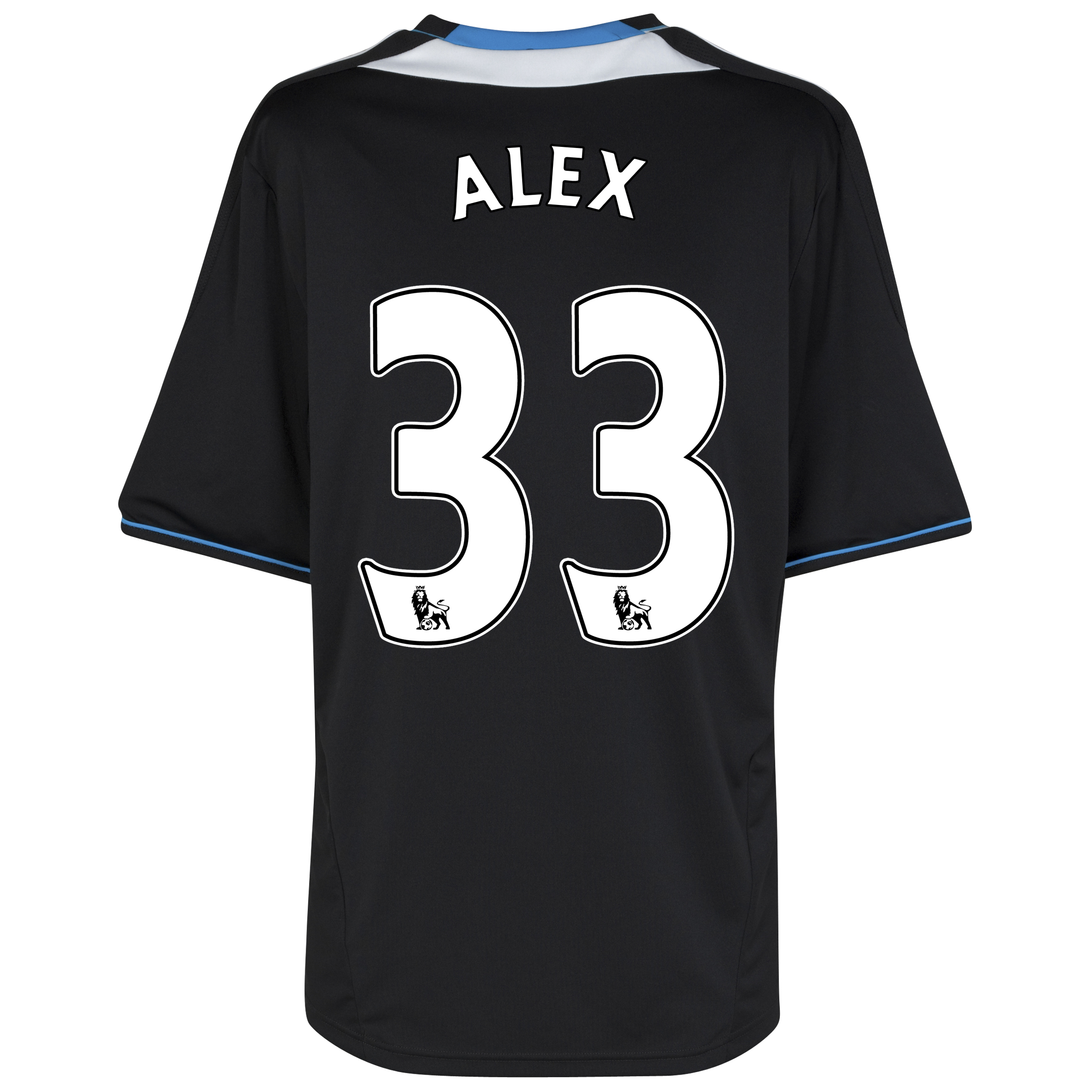 Chelsea Away Shirt 201112 Kids with Alex 33 printing