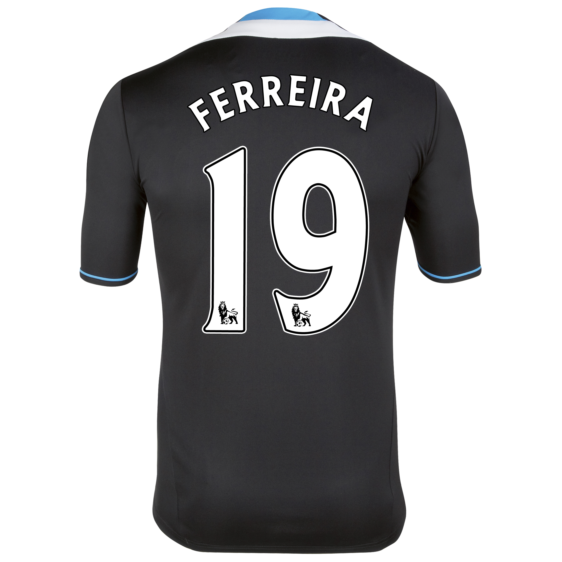 Chelsea Away Shirt 2011/12 - Womens with Ferreira 19 printing.