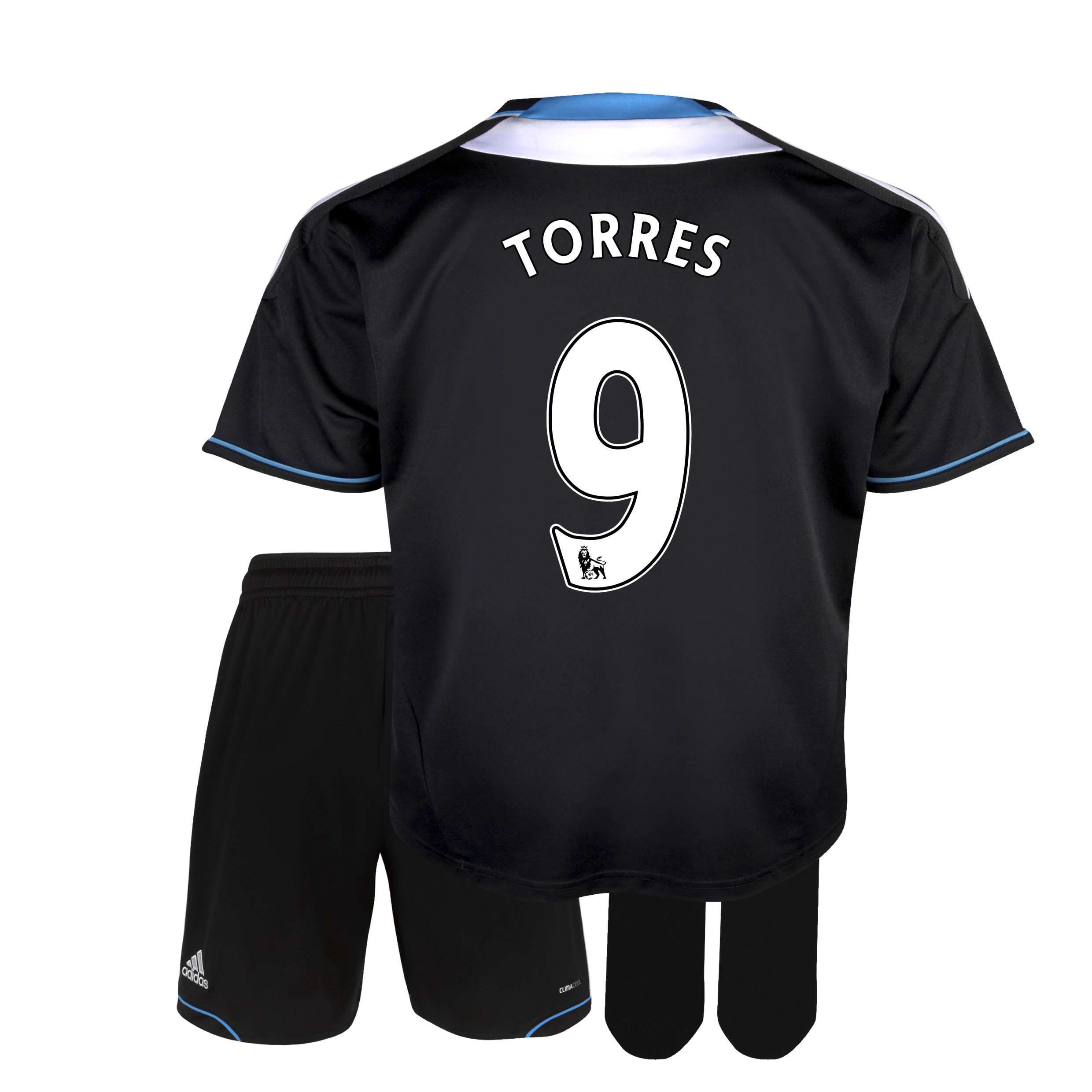 Chelsea Away Mini Kit 201112 with Torres 9 printing