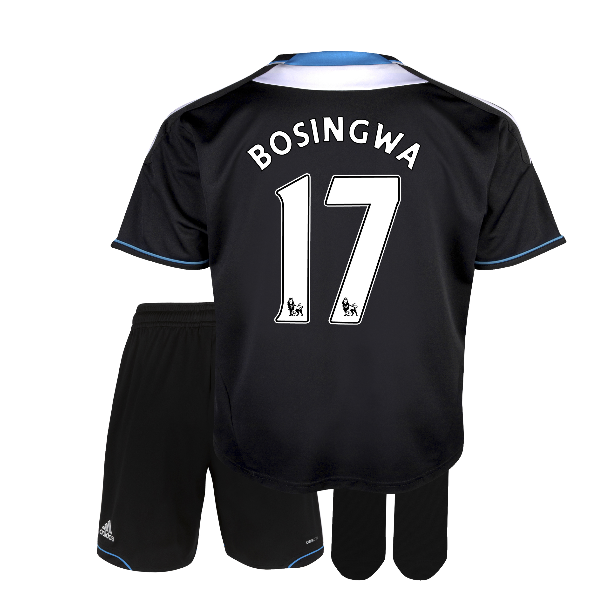Chelsea Away Mini Kit 201112 with Bosingwa 17 printing