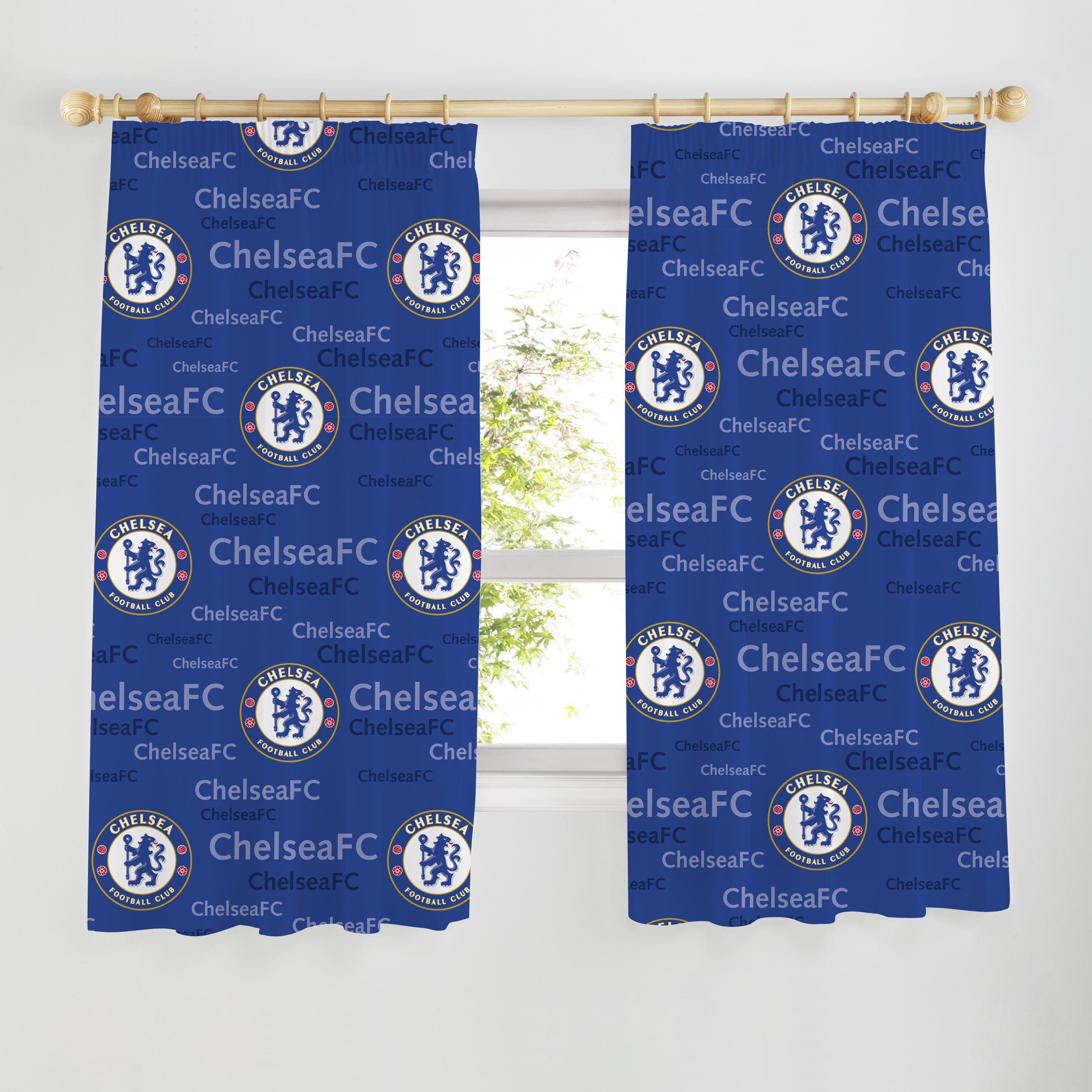 Chelsea Crest Curtains - 72 inches