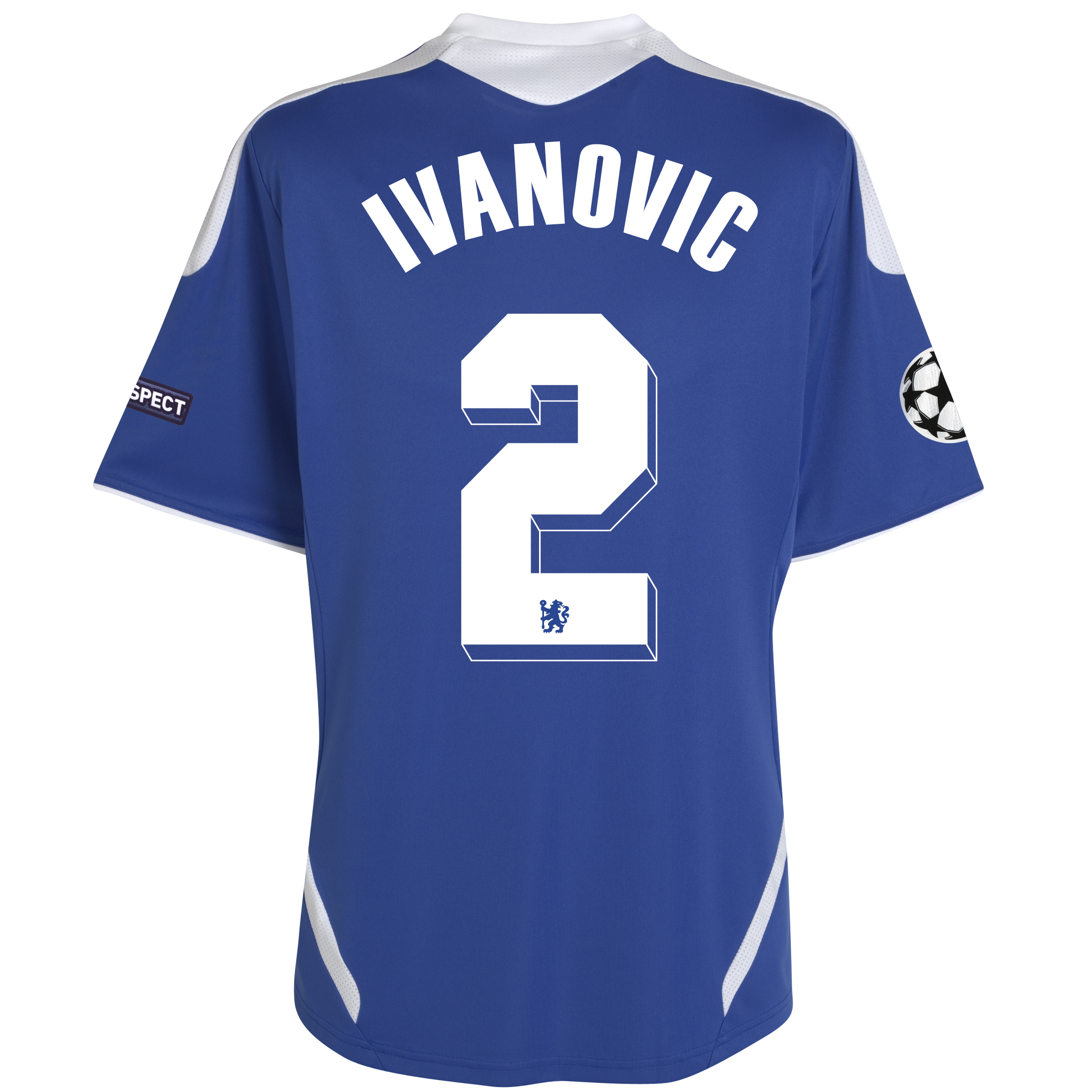Chelsea UEFA Champions League Home Shirt 201112 with Ivanovic 2 printing
