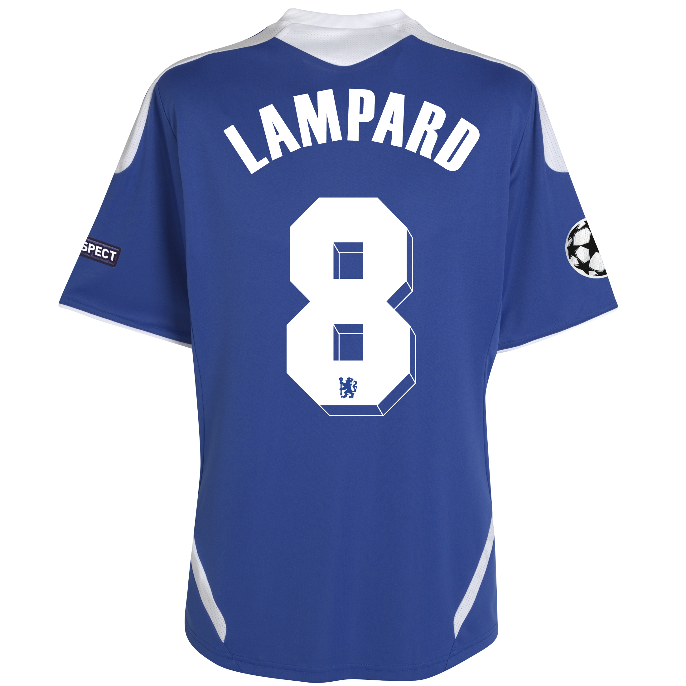 Chelsea UEFA Champions League Home Shirt 201112 with Lampard 8 printing
