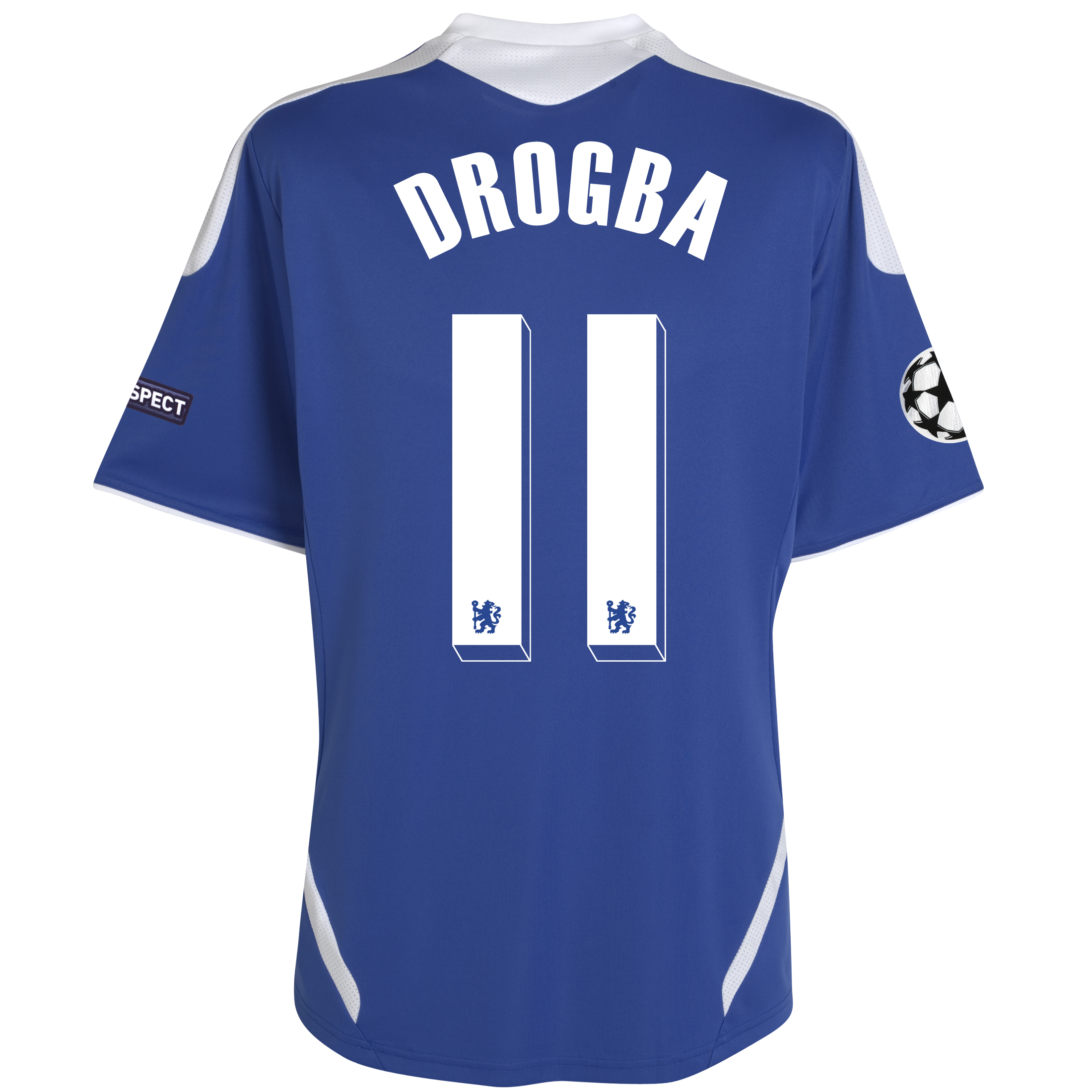 Chelsea UEFA Champions League Home Shirt 201112 with Drogba 11 printing