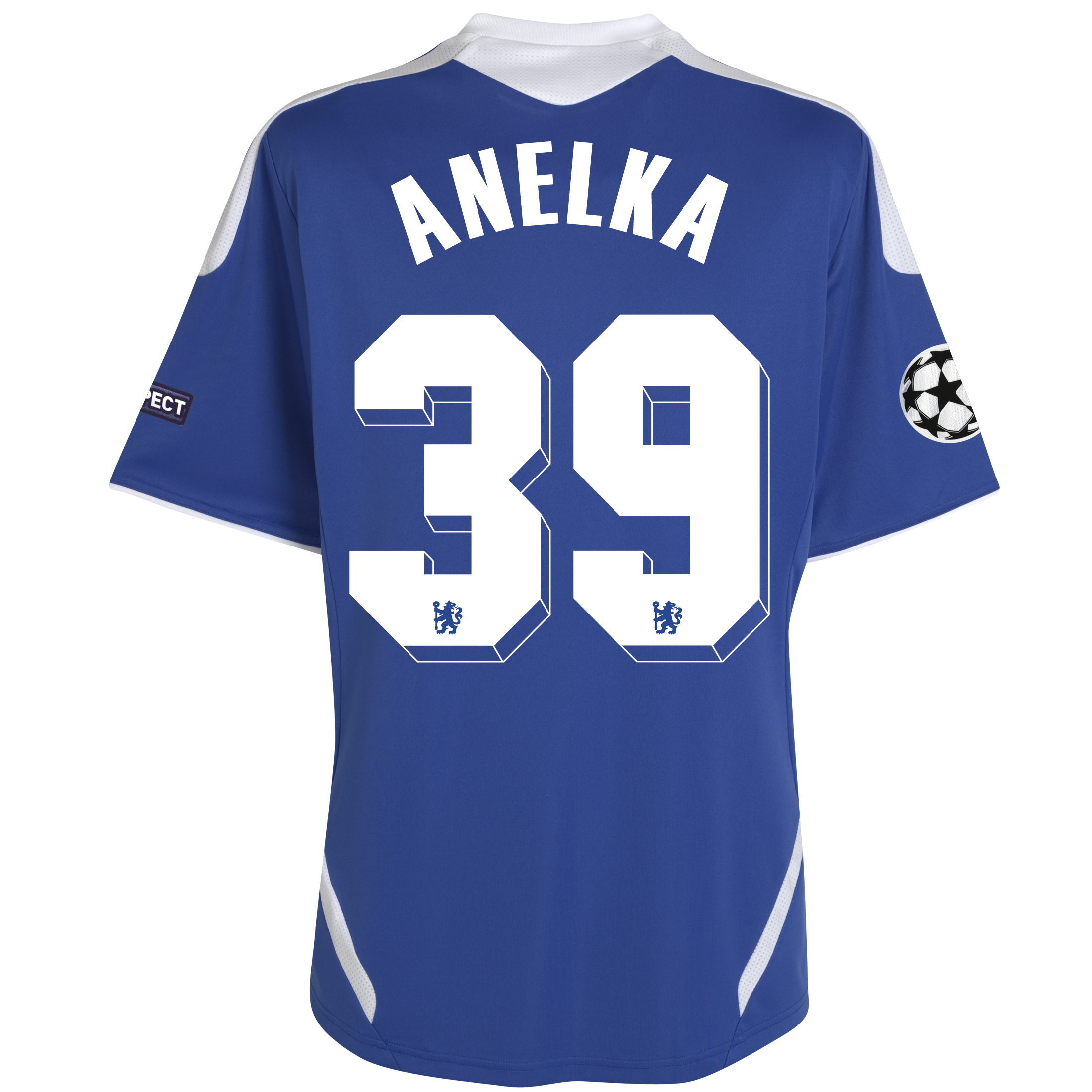Chelsea UEFA Champions League Home Shirt 201112 with Anelka 39 printing