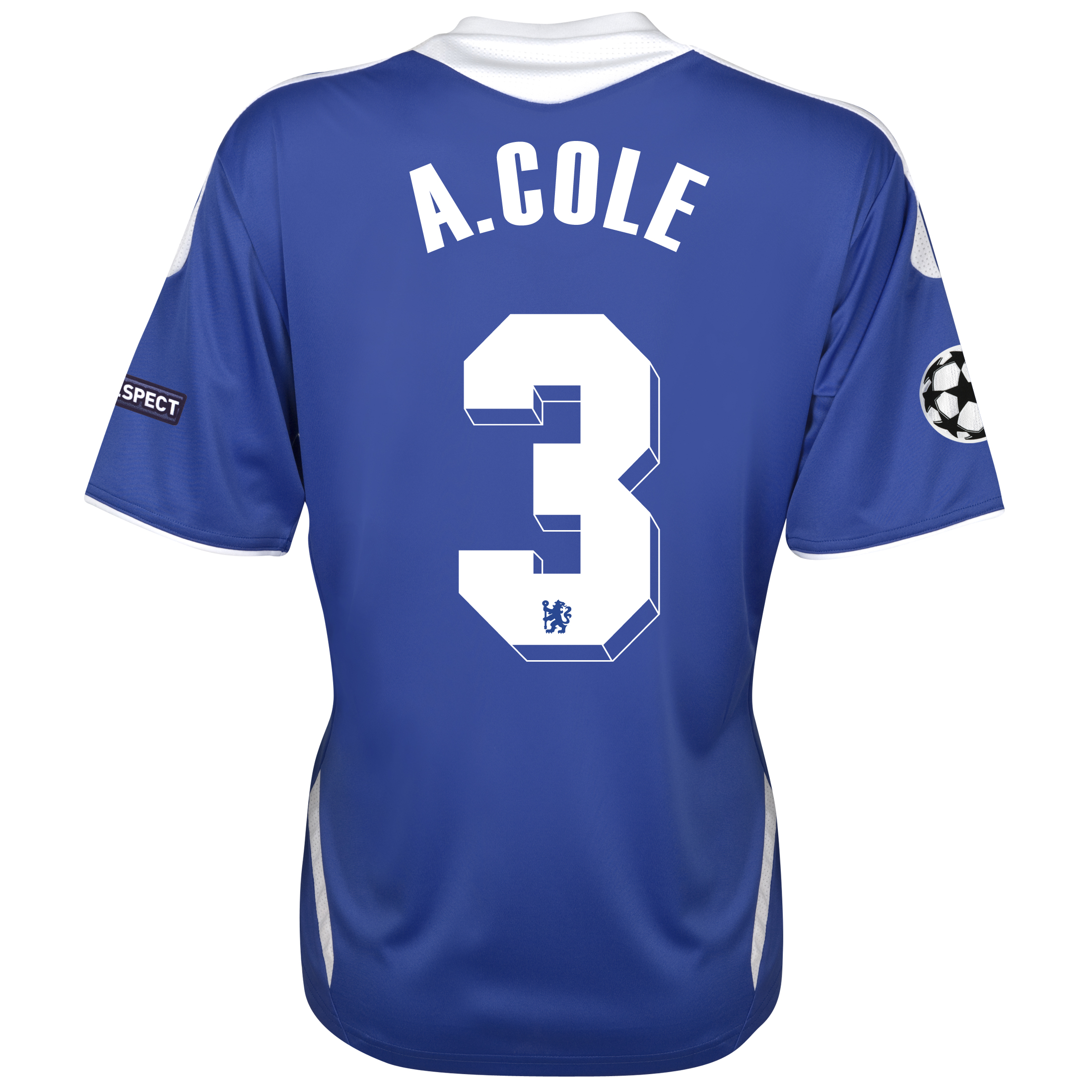 Chelsea UEFA Champions League Home Shirt 201112 Womens with ACole 3 printing