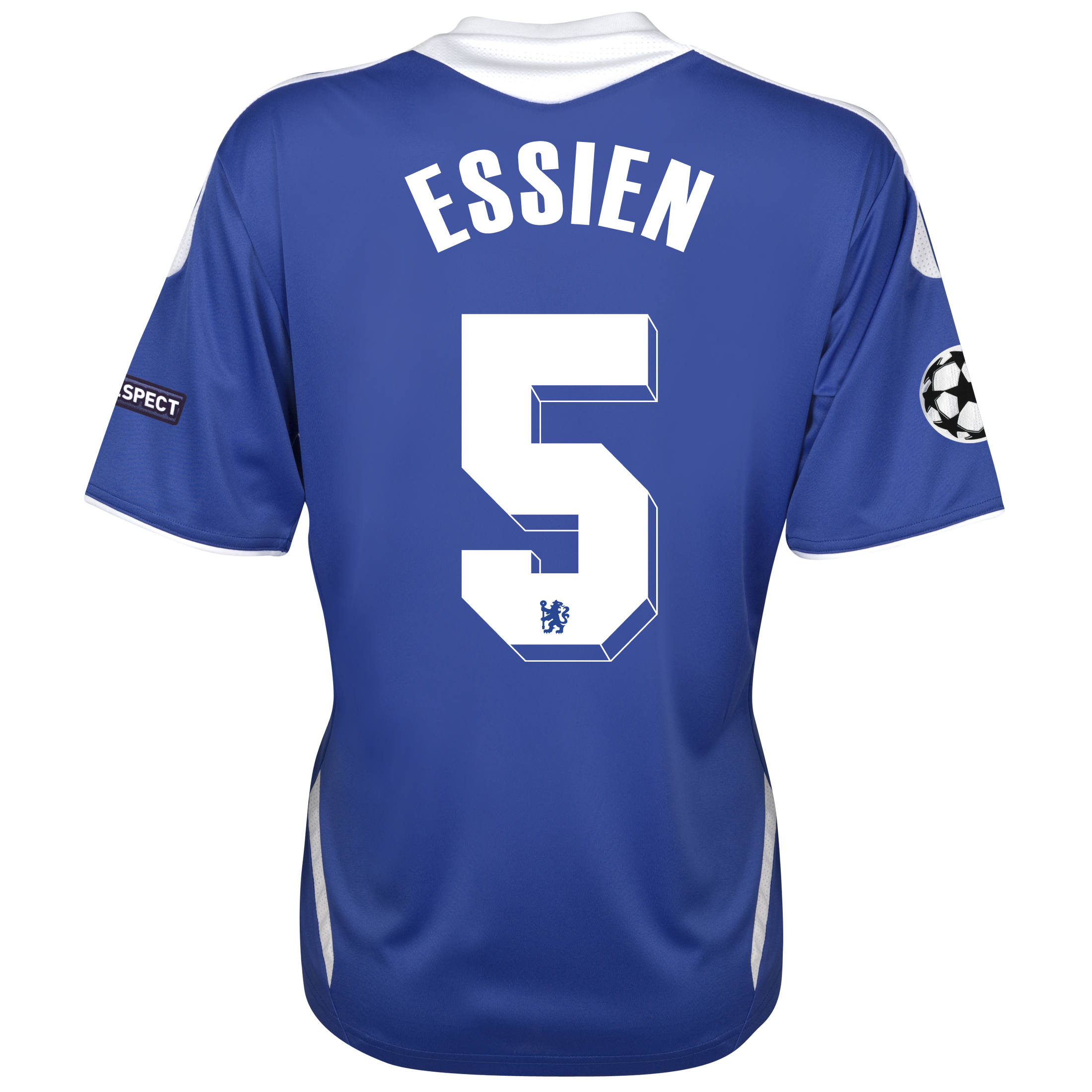 Chelsea UEFA Champions League Home Shirt 201112 Womens with Essien 5 printing