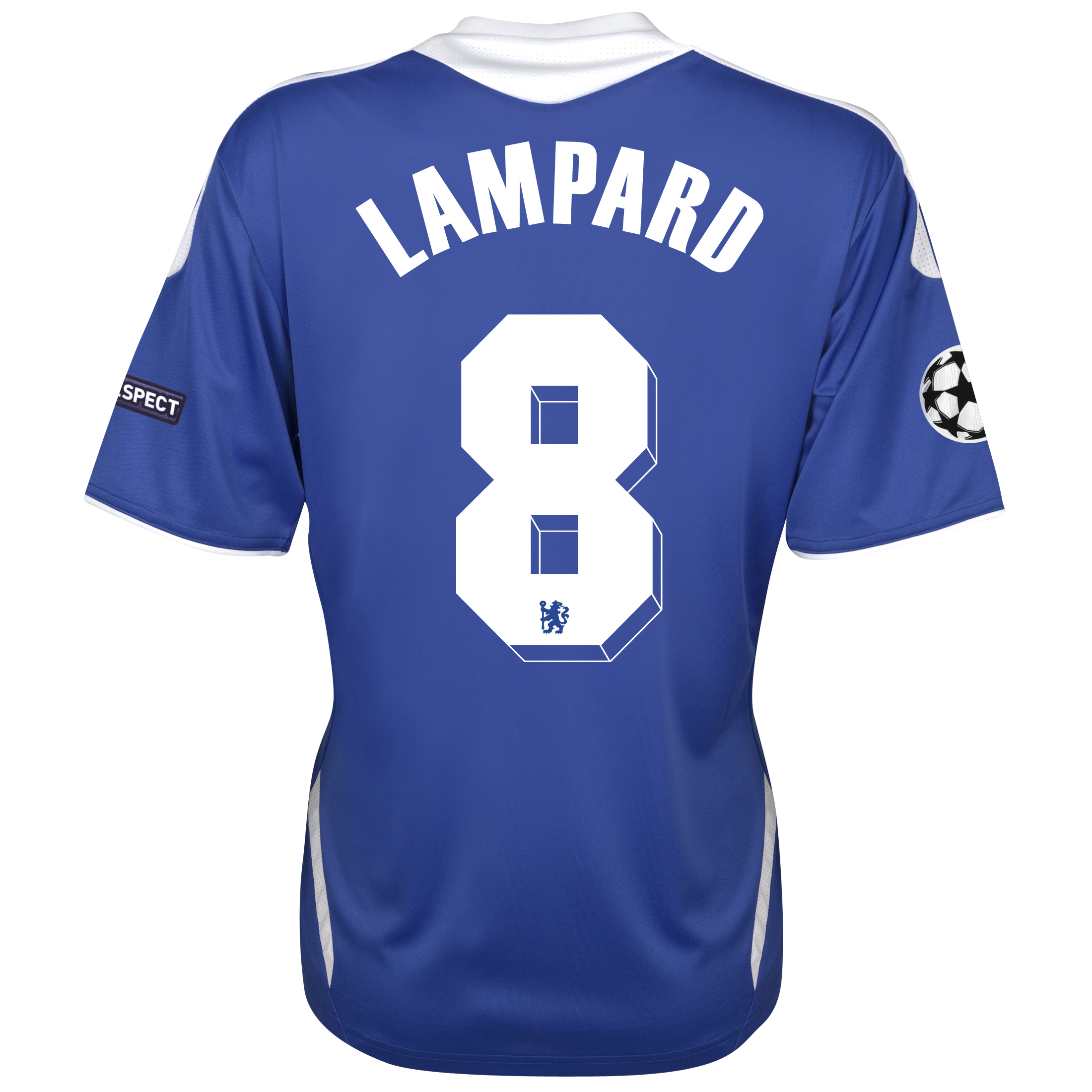 Chelsea UEFA Champions League Home Shirt 201112 Womens with Lampard 8 printing