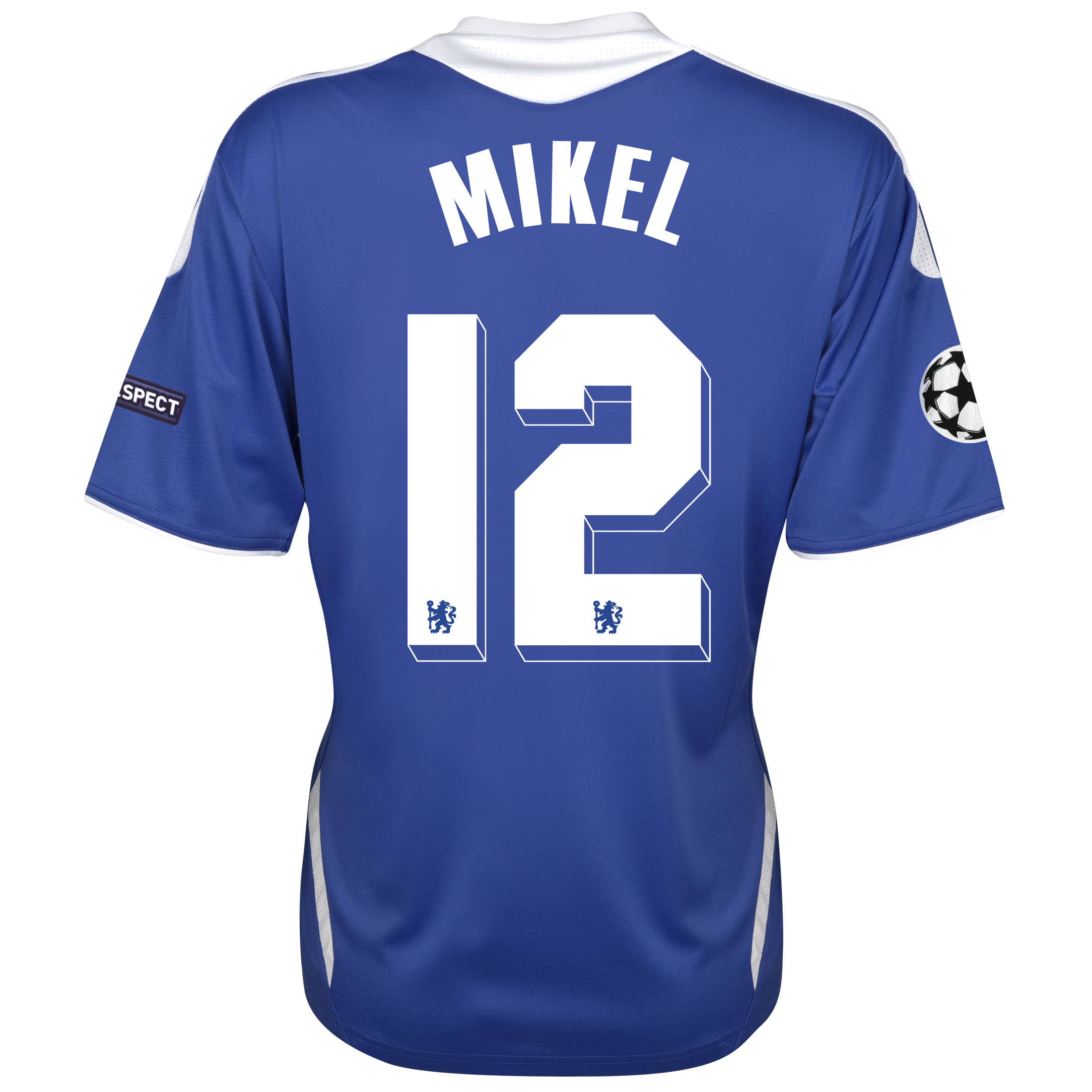 Chelsea UEFA Champions League Home Shirt 201112 Womens with Mikel 12 printing