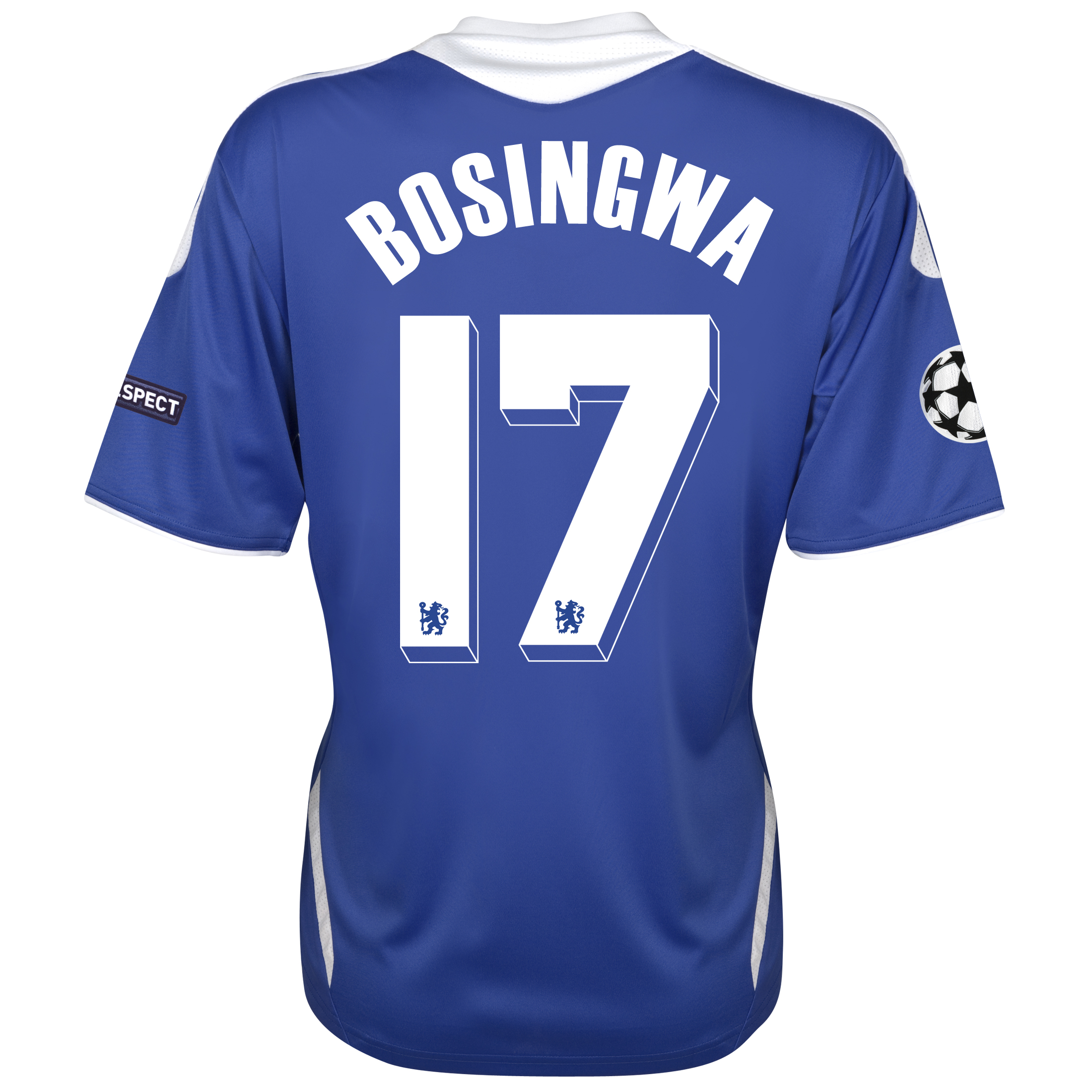 Chelsea UEFA Champions League Home Shirt 201112 Womens with Bosingwa 17 printing