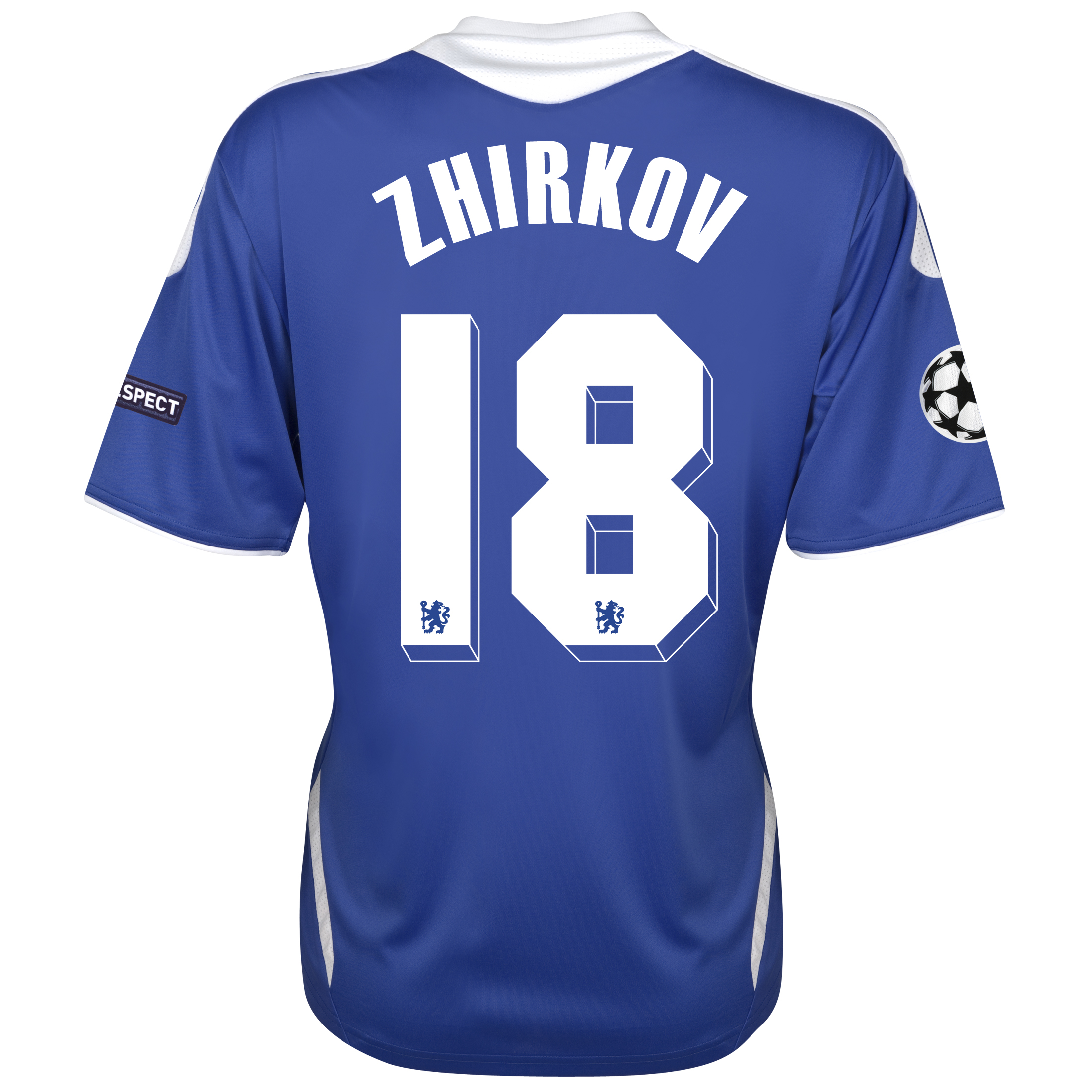 Chelsea UEFA Champions League Home Shirt 201112 Womens with Zhirkov 18 printing