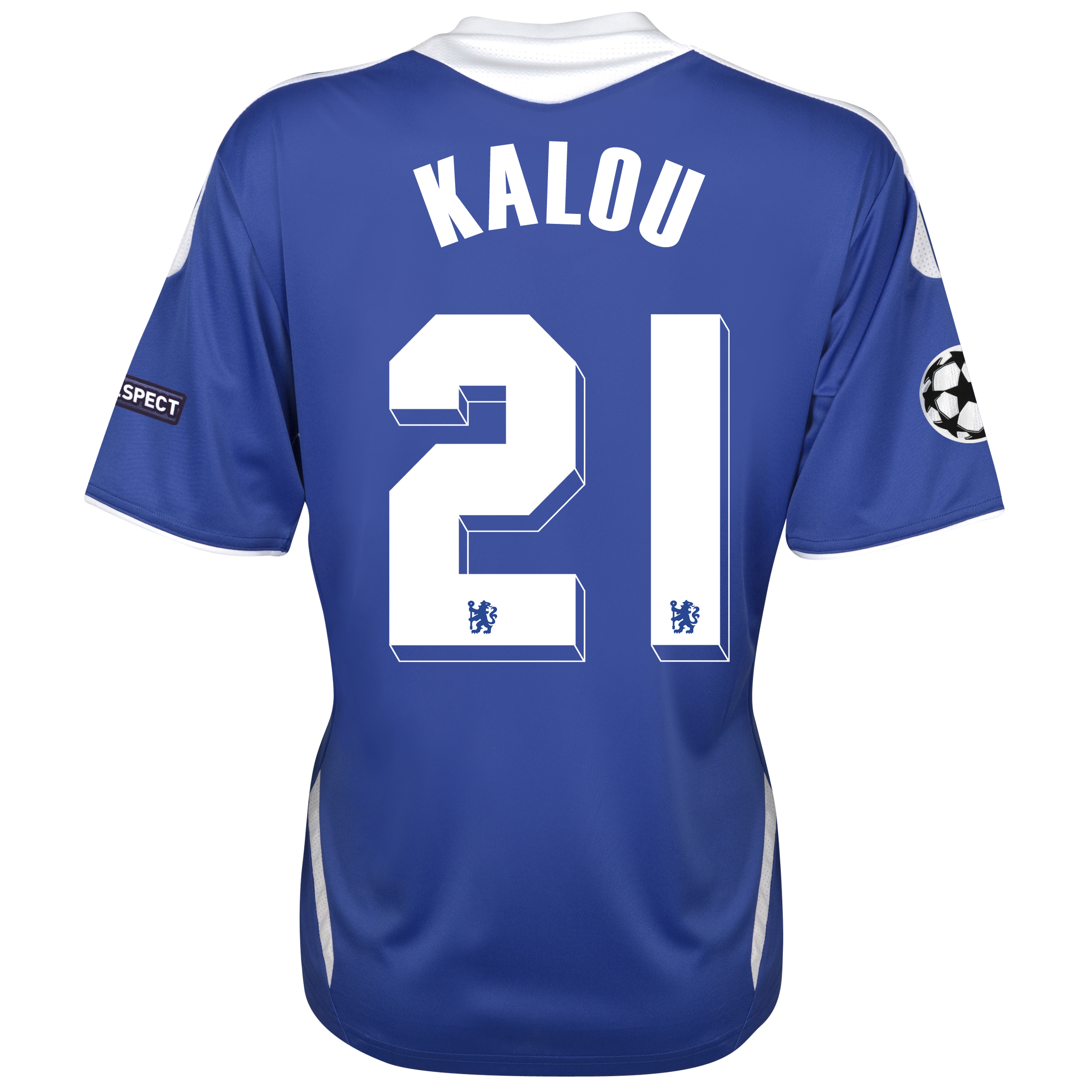 Chelsea UEFA Champions League Home Shirt 201112 Womens with Kalou 21 printing