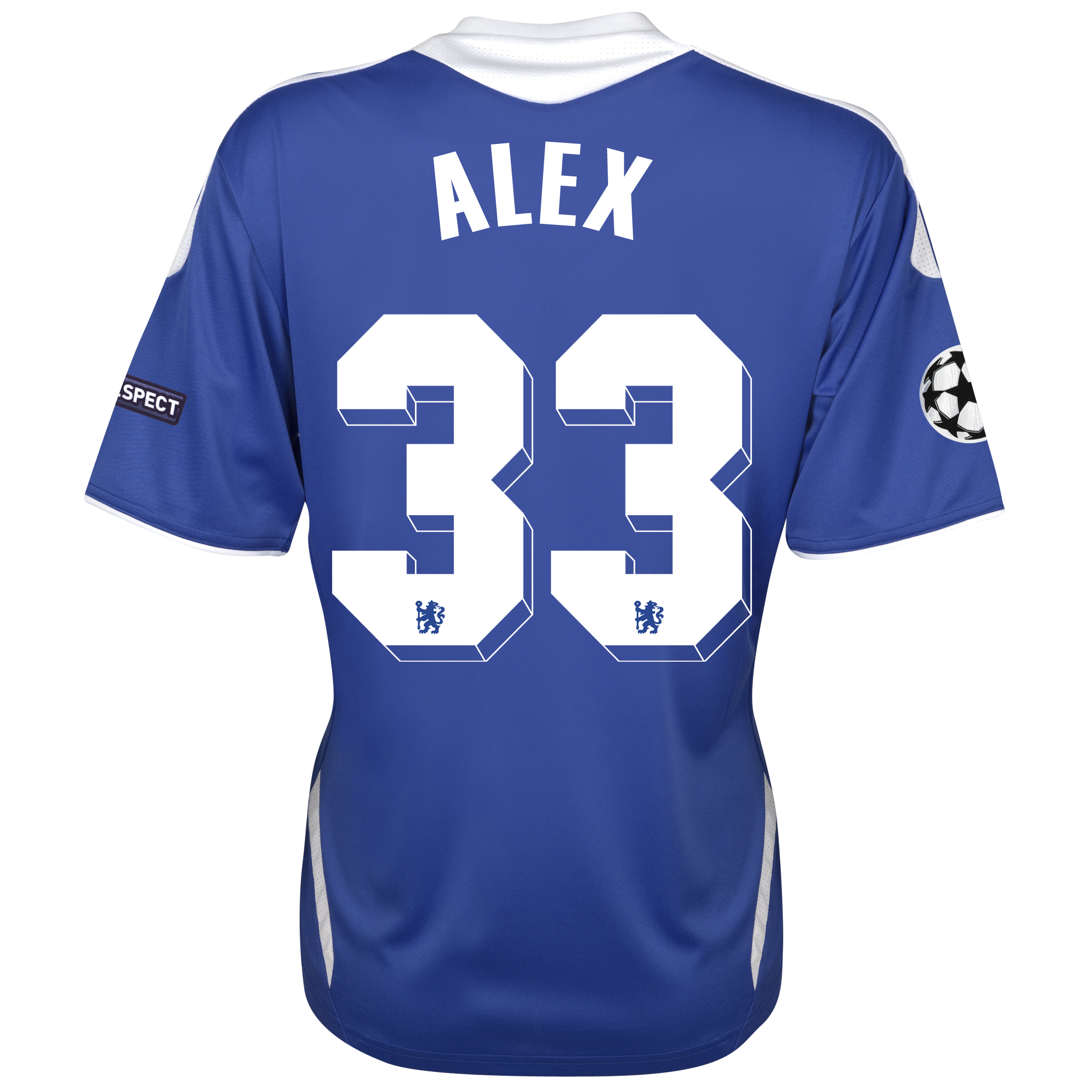 Chelsea UEFA Champions League Home Shirt 201112 Womens with Alex 33 printing