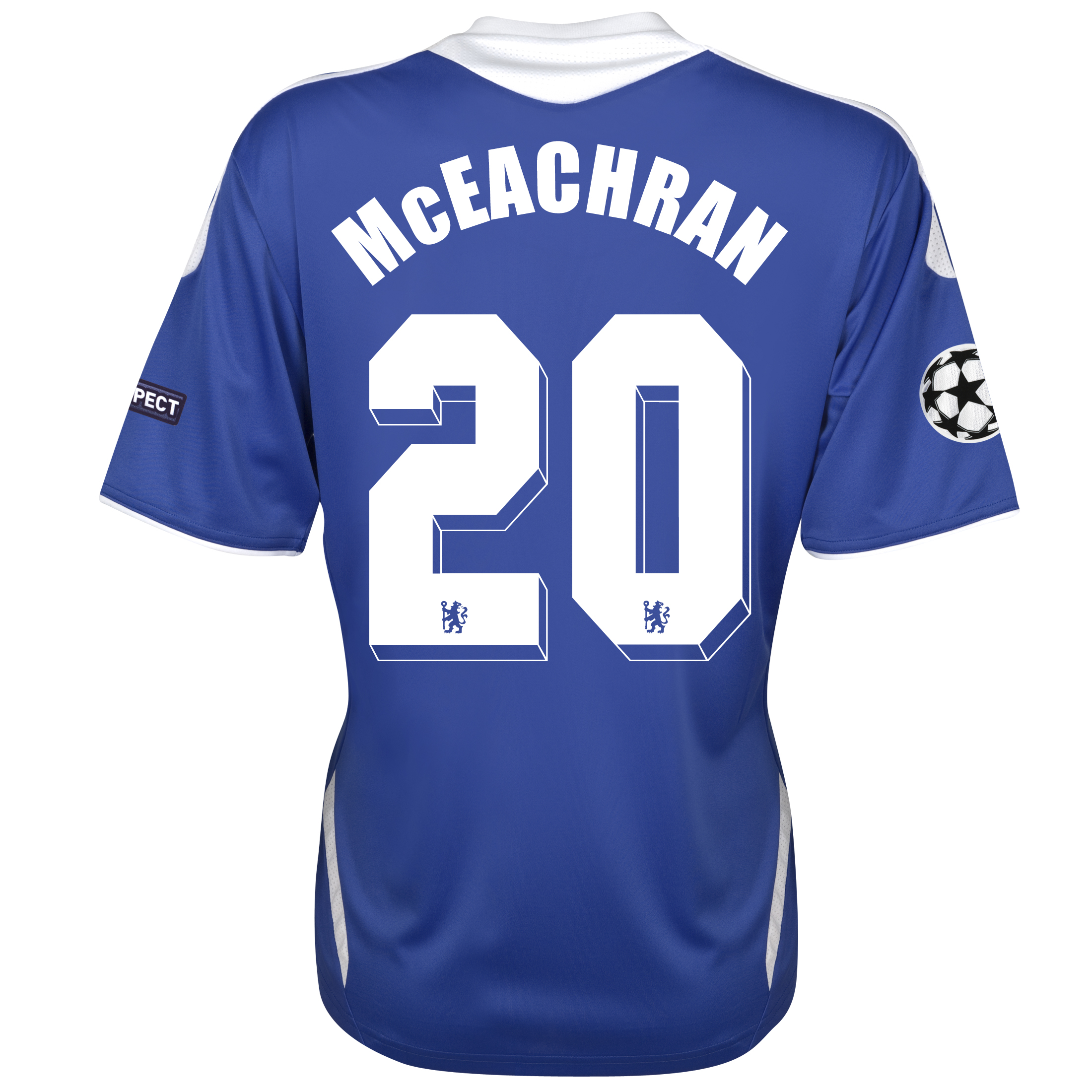 Chelsea UEFA Champions League Home Shirt 201112 Womens with McEachran 46 printing