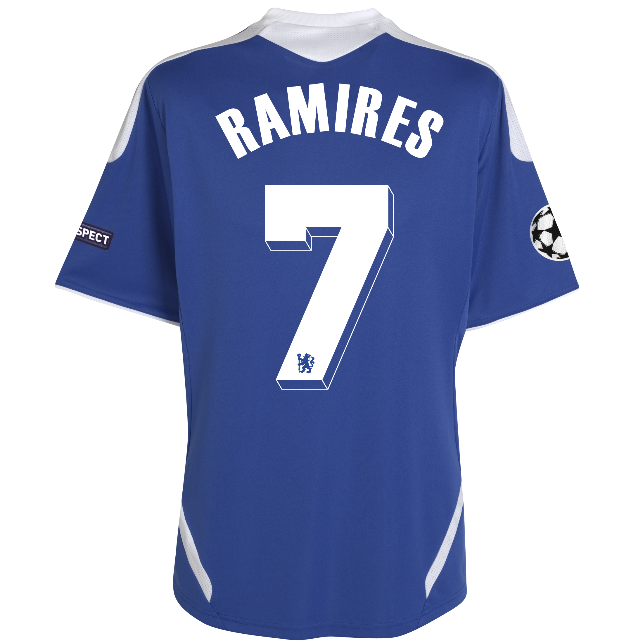 Chelsea UEFA Champions League Home Shirt 201112 Outsize with Ramires 7 printing