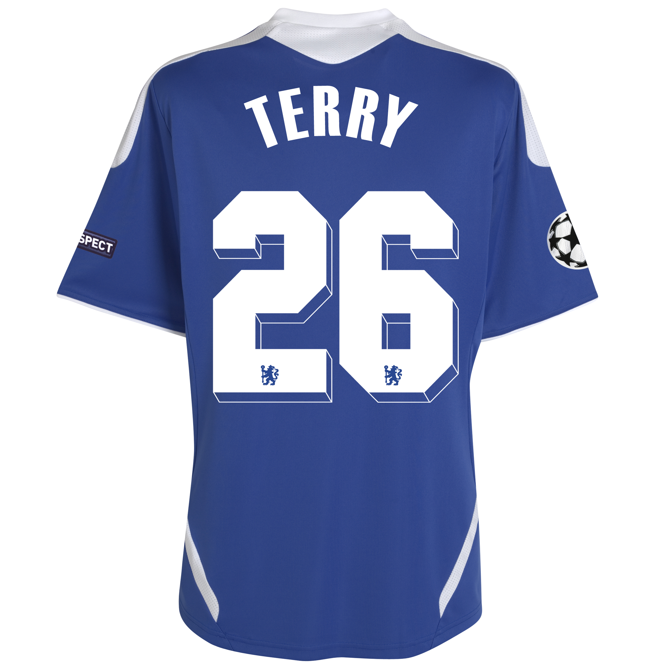 Chelsea UEFA Champions League Home Shirt 201112 Outsize with Terry 26 printing