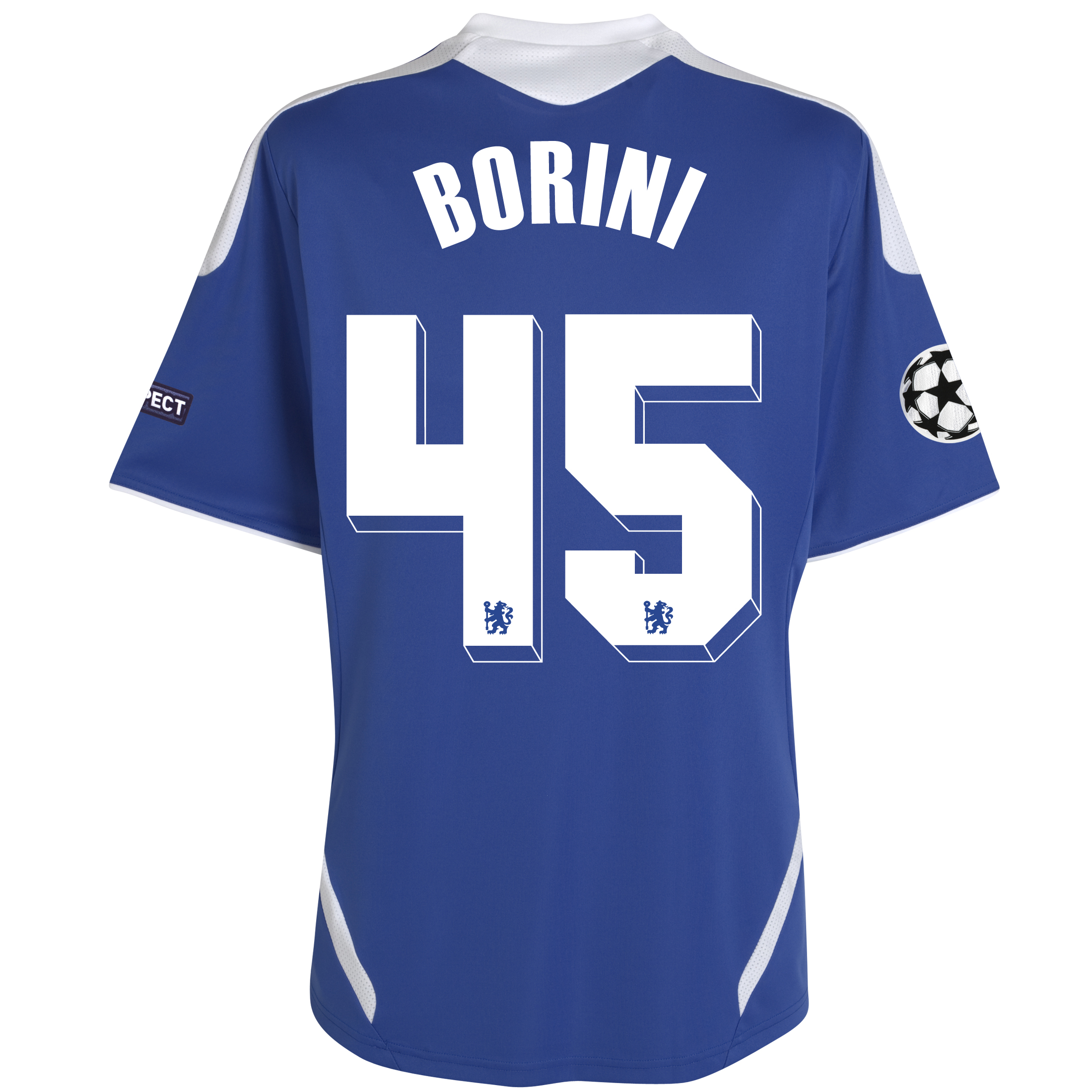 Chelsea UEFA Champions League Home Shirt 201112 Outsize with Borini 45 printing