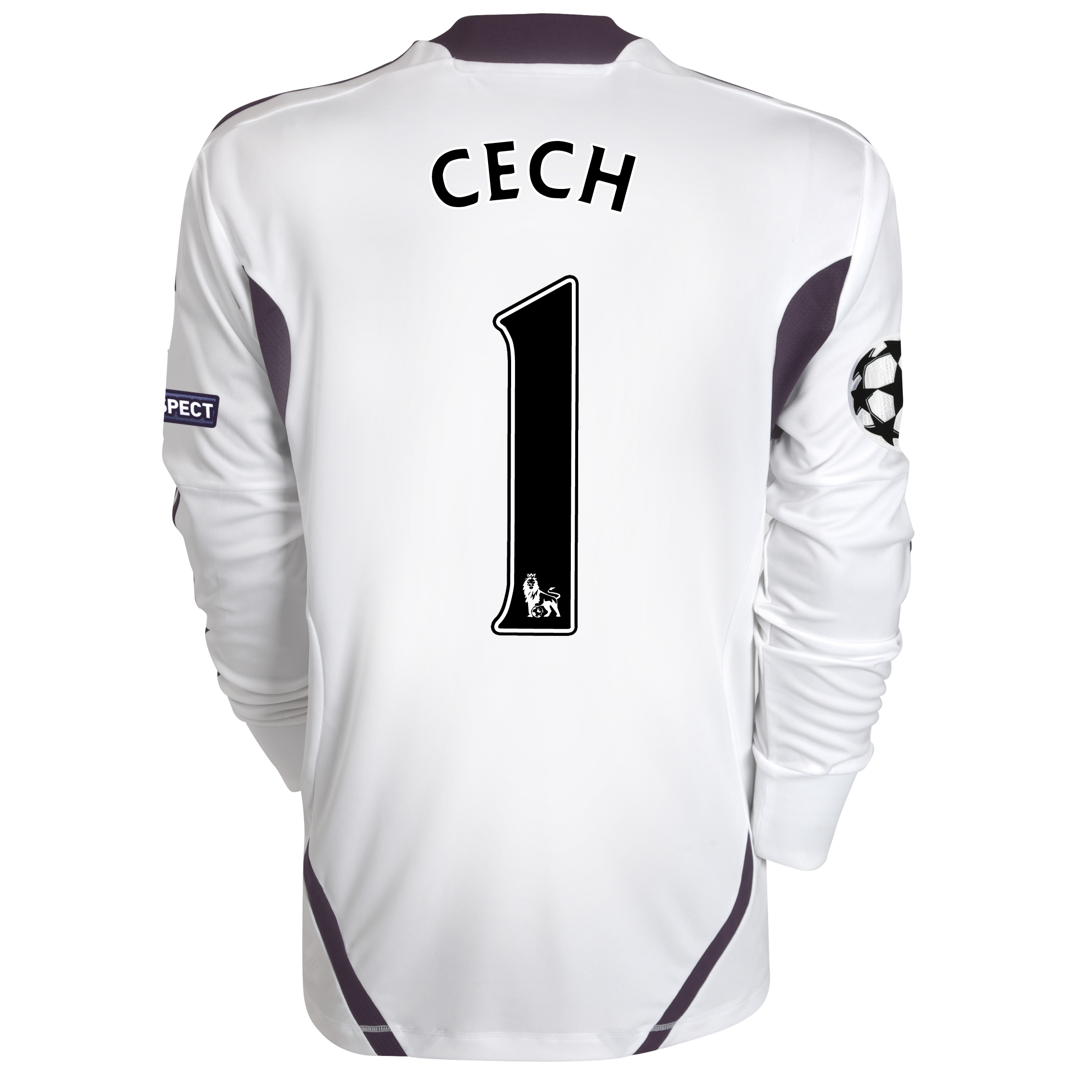 Chelsea UEFA Champions League Home Goalkeeper Shirt 201112 with Cech 1 printing