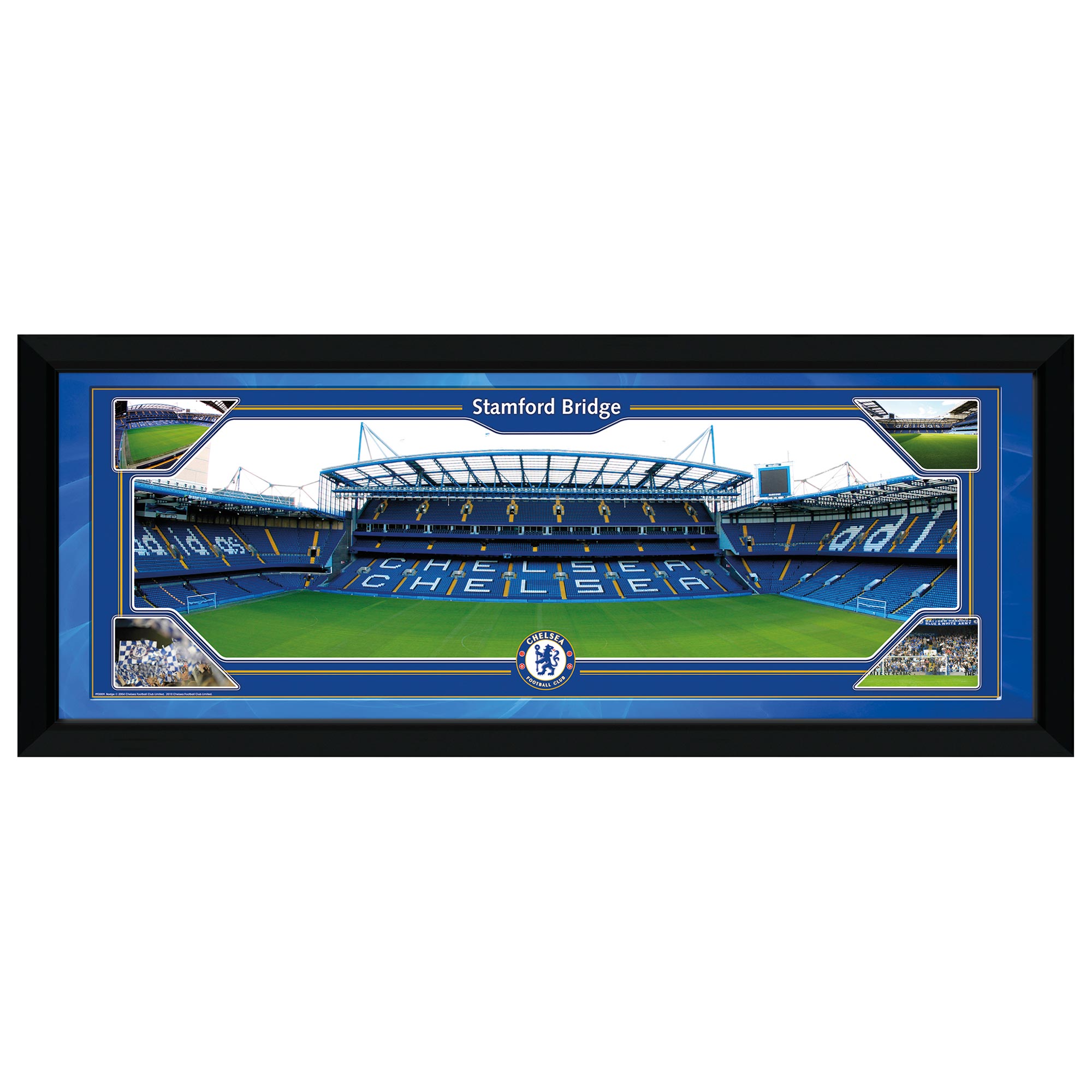 Chelsea Stamford Bridge Framed Print 30 x 12 inches