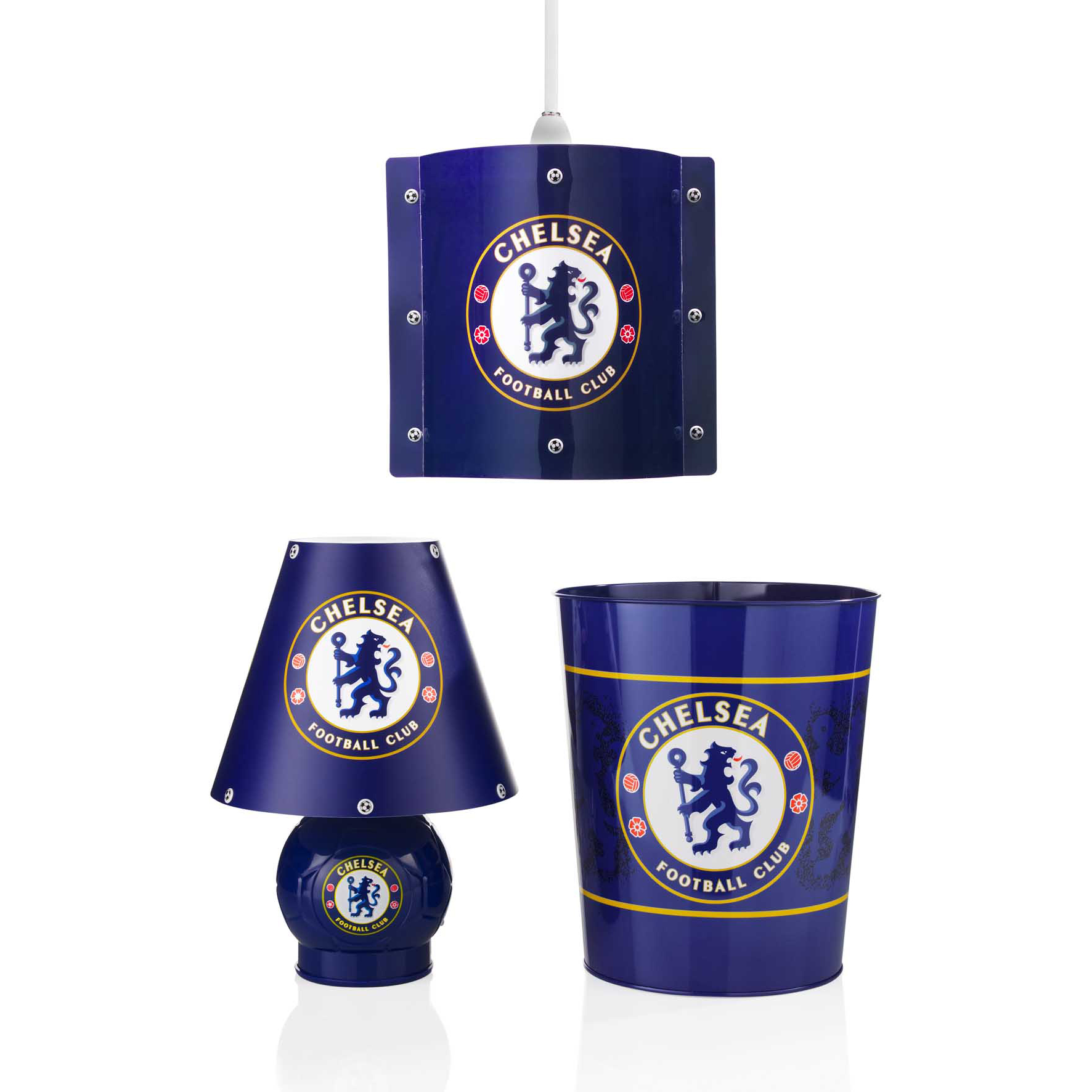 Chelsea Bin Lamp and Pendant Shade Set