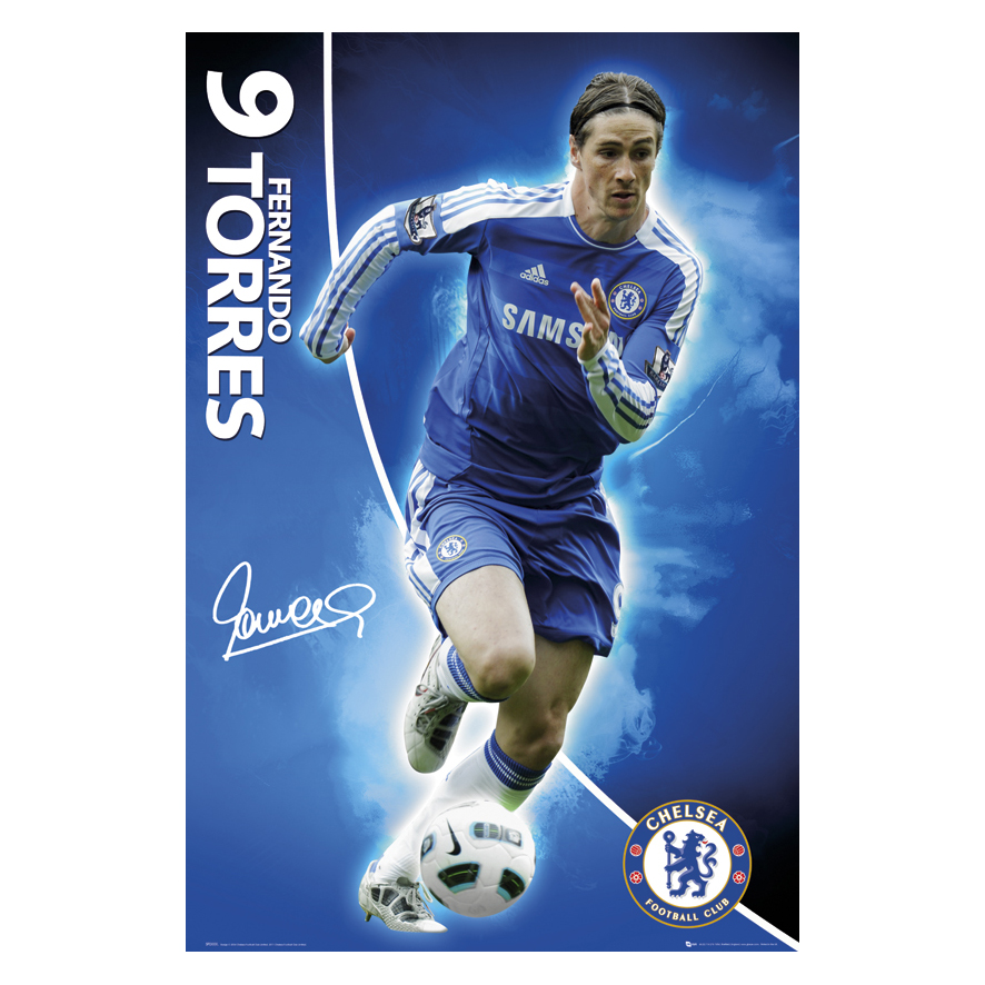 Chelsea 201112 Torres Poster 61 x 92cm