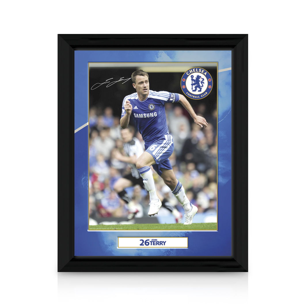 Chelsea 2011/12 Terry Framed Print - 12 x 16