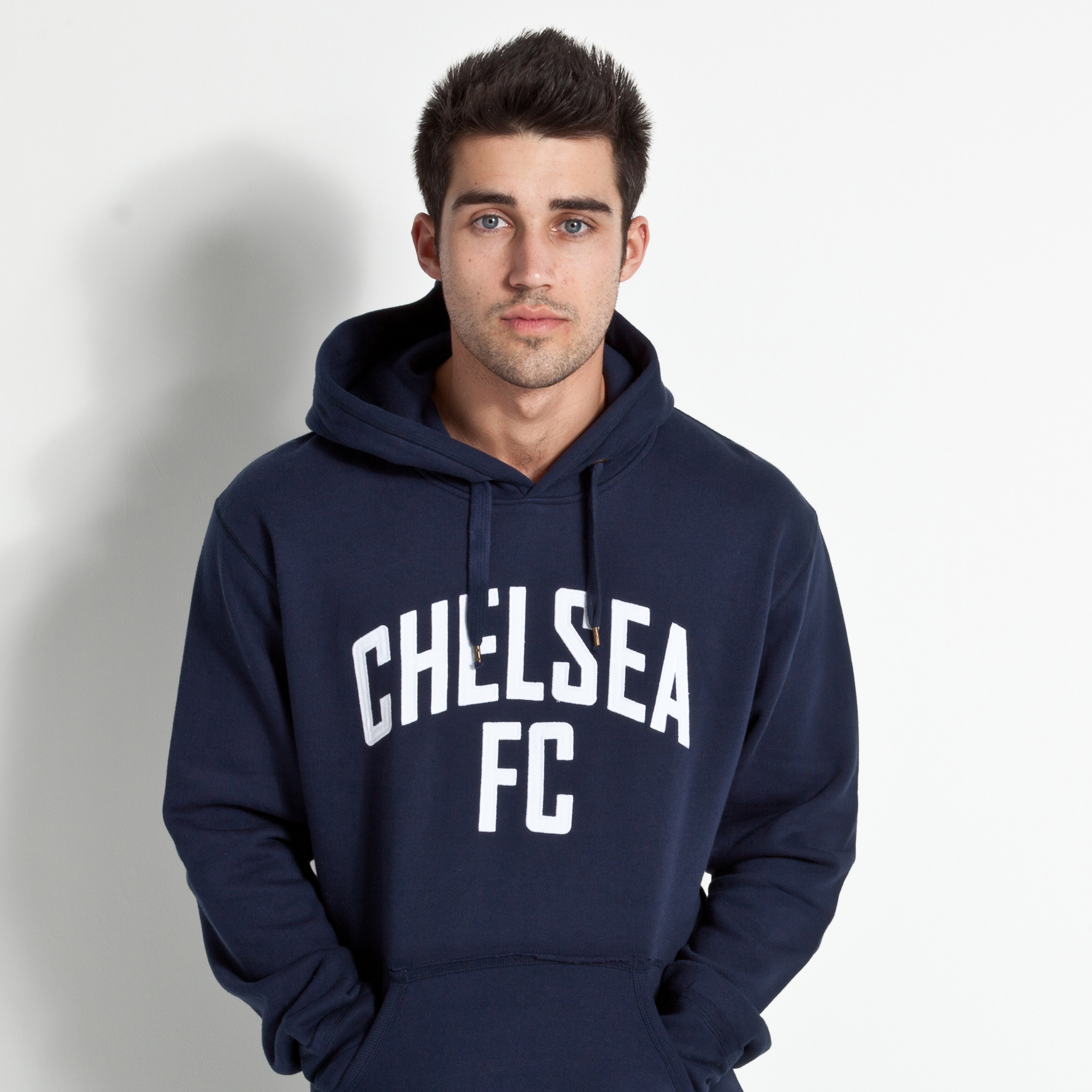 Chelsea Heritage Letters Graphic Hoody - Navy