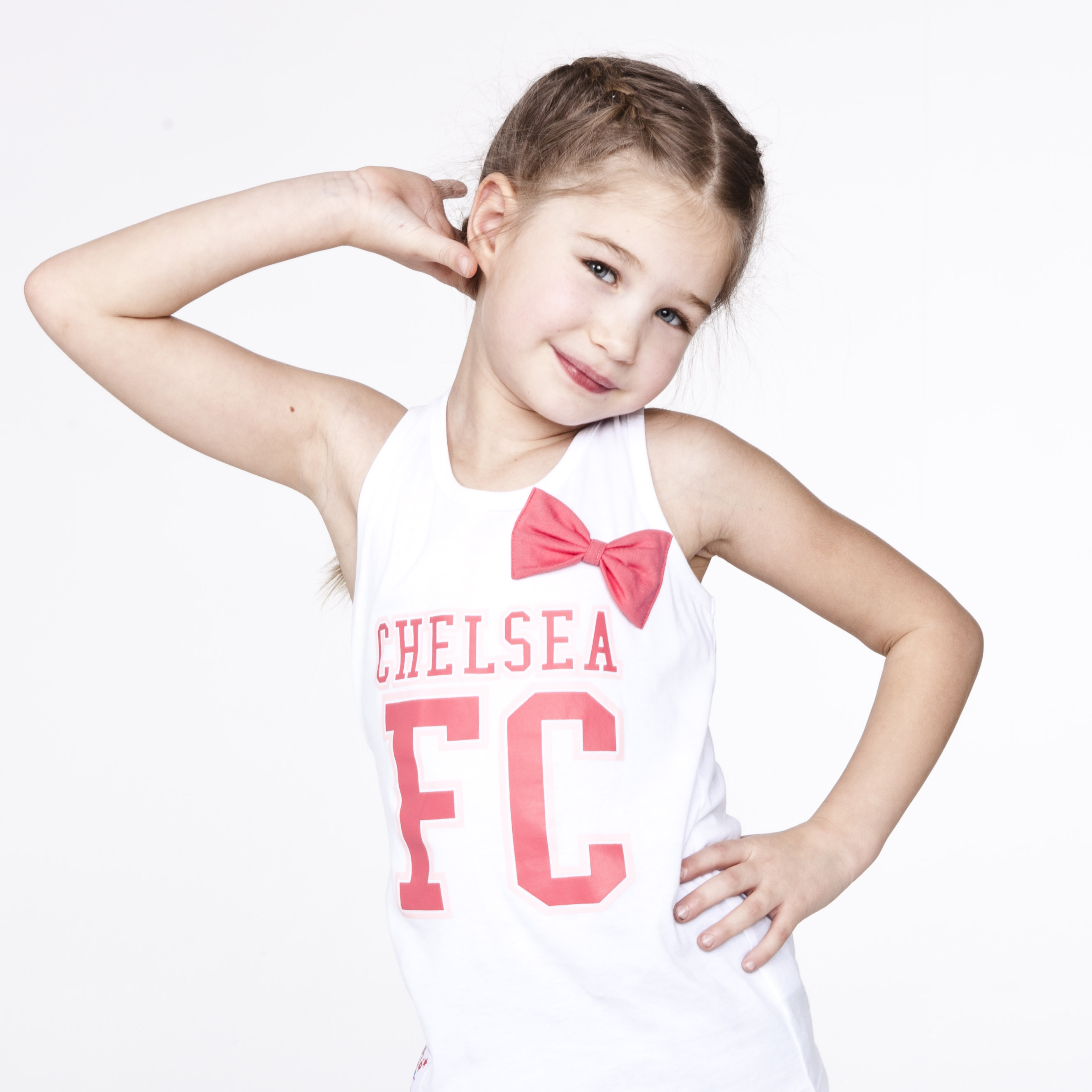 Chelsea FC Vest - White - Girls