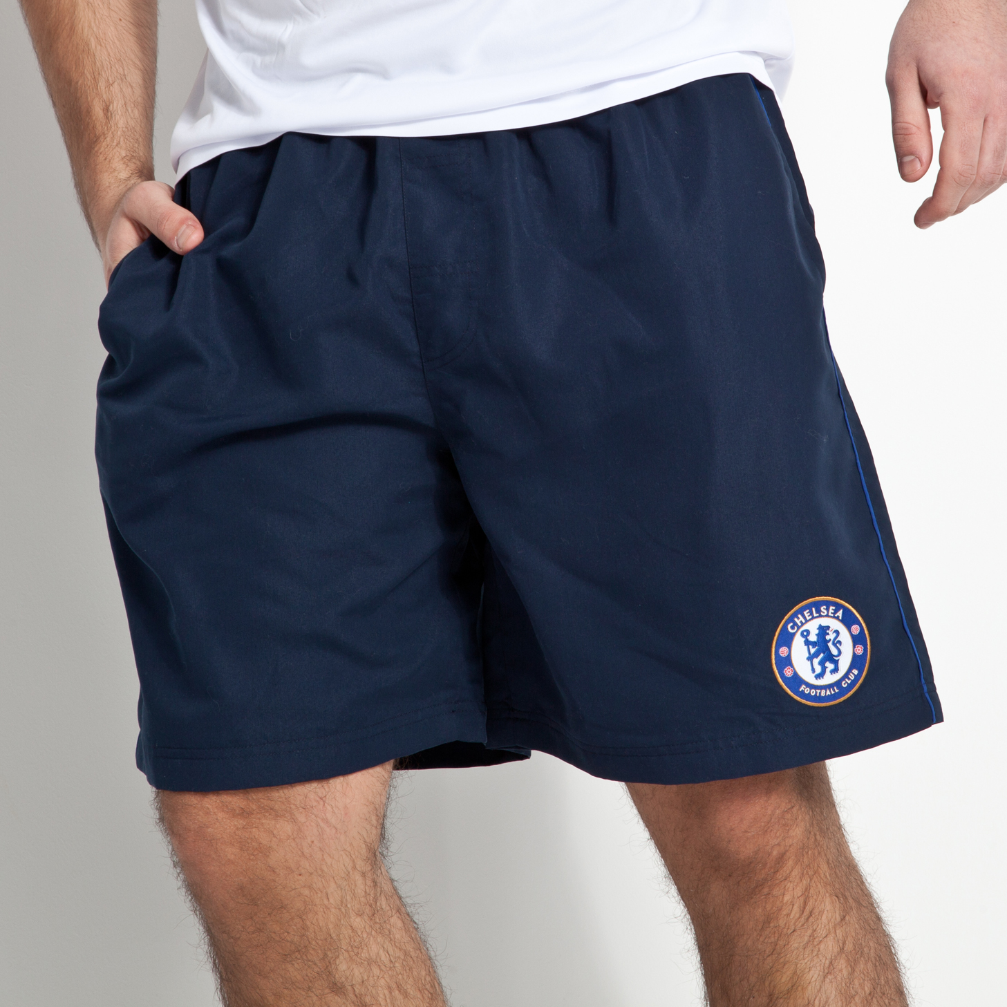 Chelsea Basic Woven Shorts - Navy