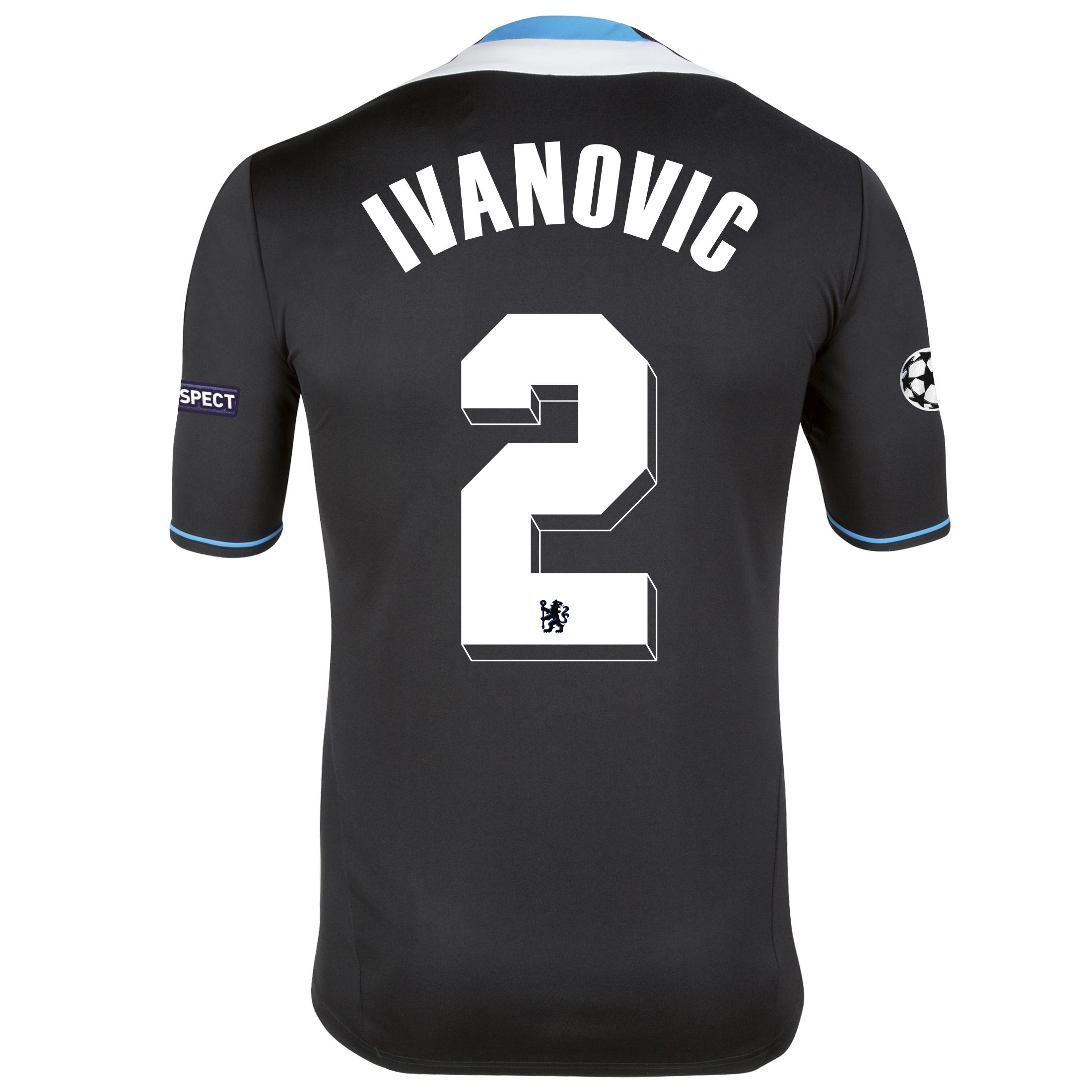 Chelsea UEFA Champions League Away Shirt 2011/12 - Womens with Ivanovic 2 printing