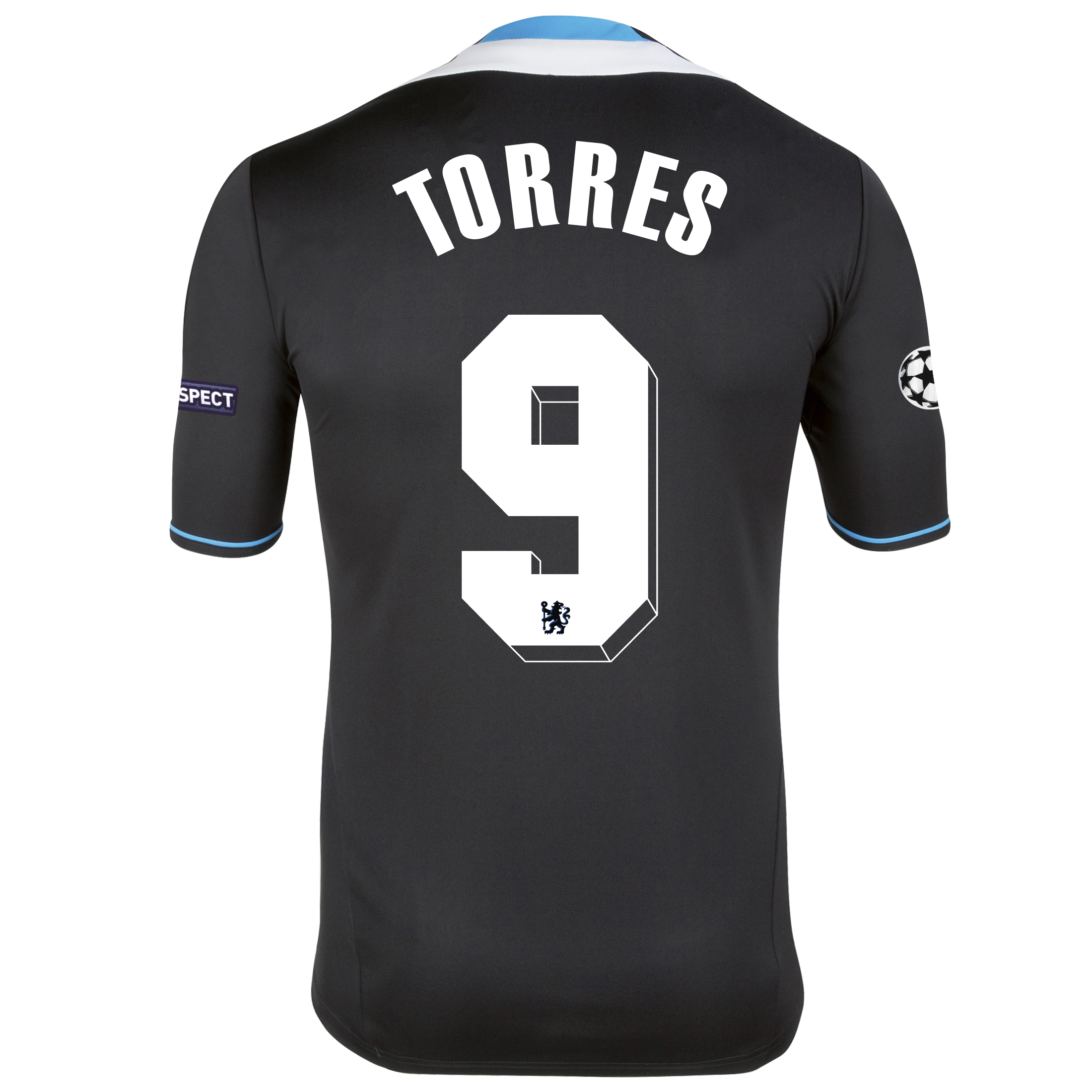 Chelsea UEFA Champions League Away Shirt 2011/12 - Womens with Torres 9 printing