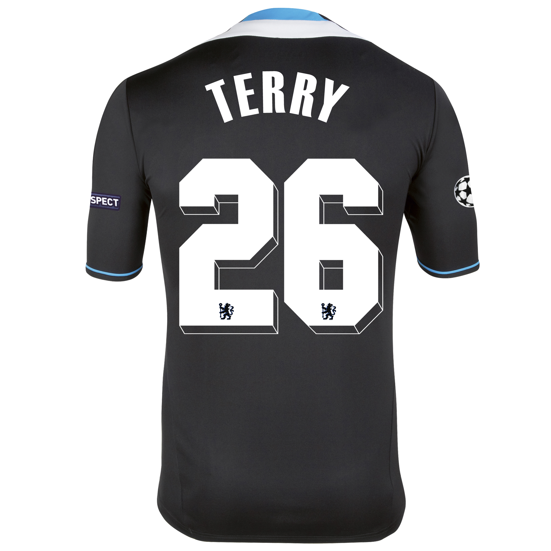 Chelsea UEFA Champions League Away Shirt 2011/12 - Womens with Terry 26 printing
