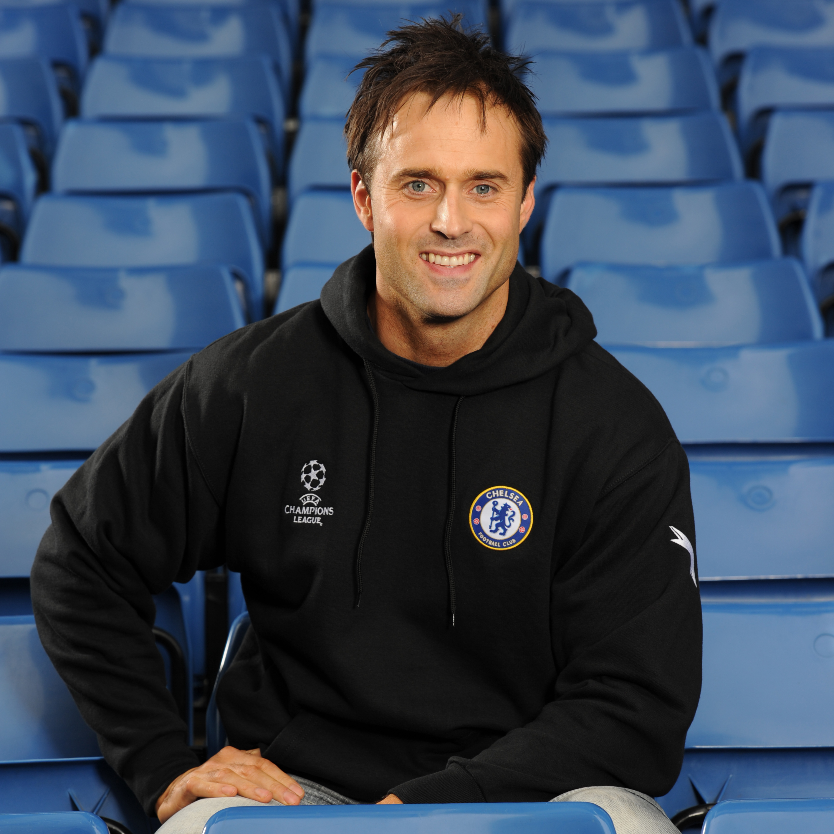 Chelsea UEFA Champions League Core Crest Hoody - Black