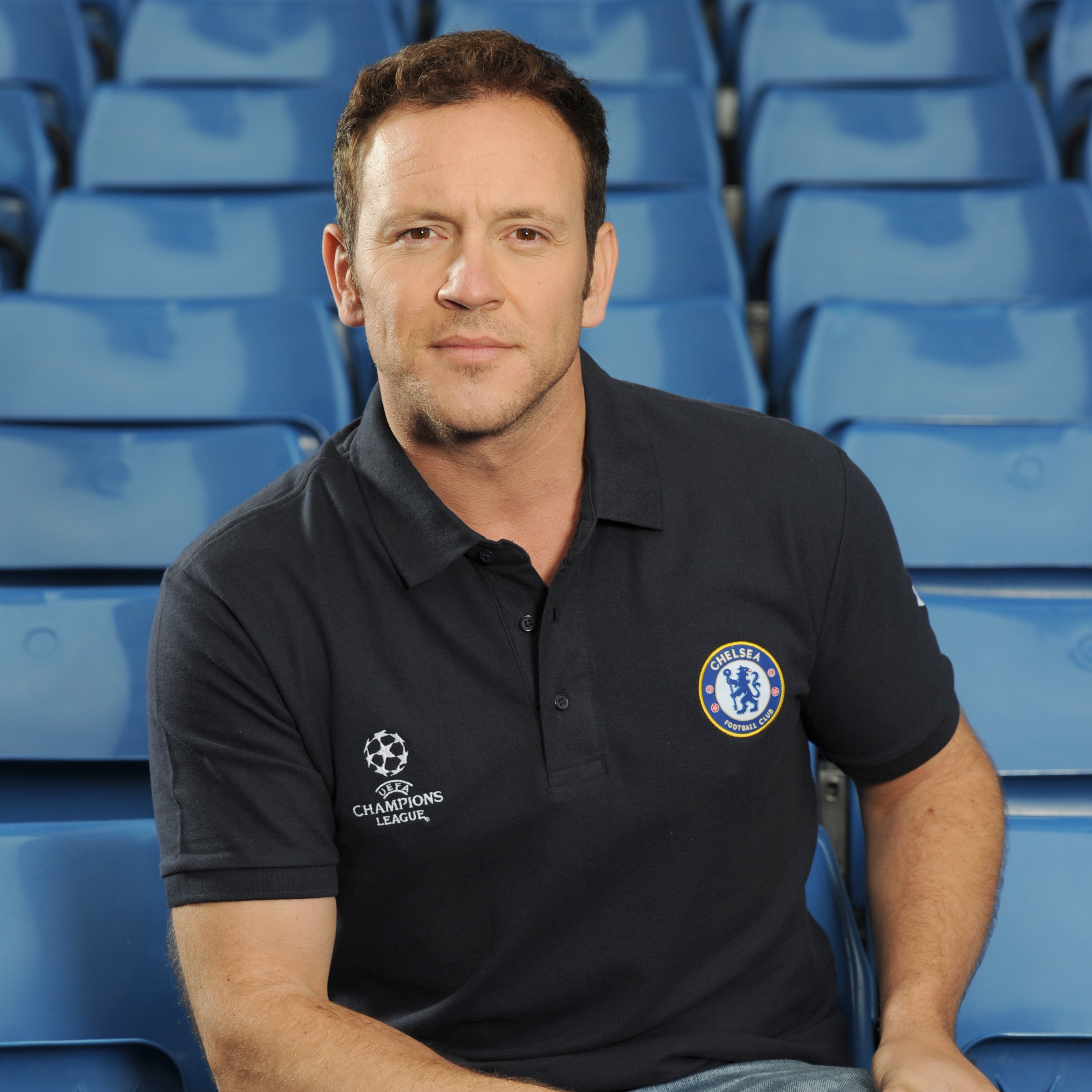 Chelsea UEFA Champions League Core Crest Polo - Navy