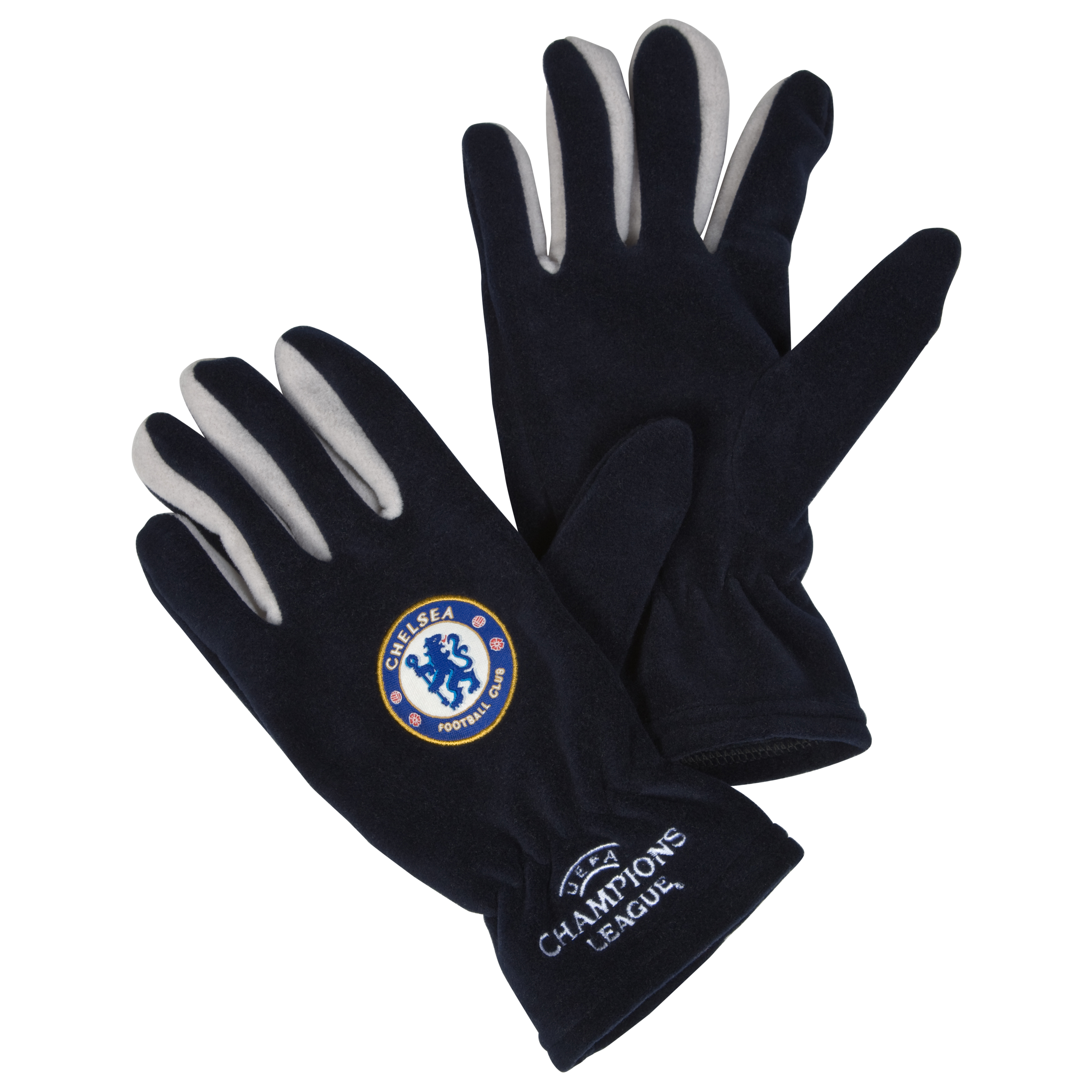 Chelsea UEFA Champions League Fleece Gloves - Navy
