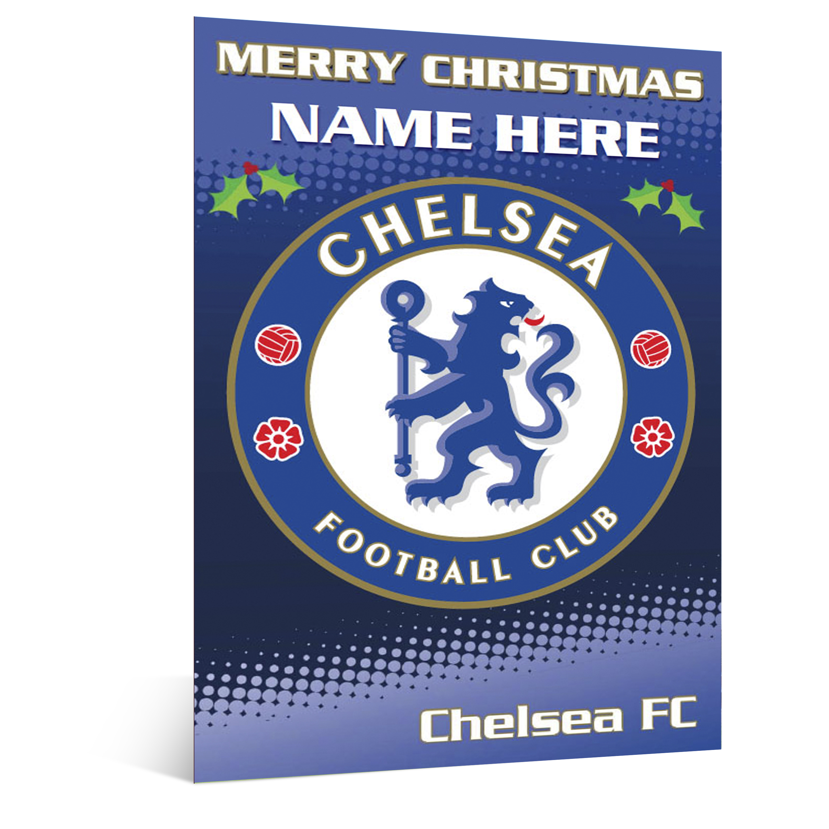 Chelsea Personalised Christmas Card