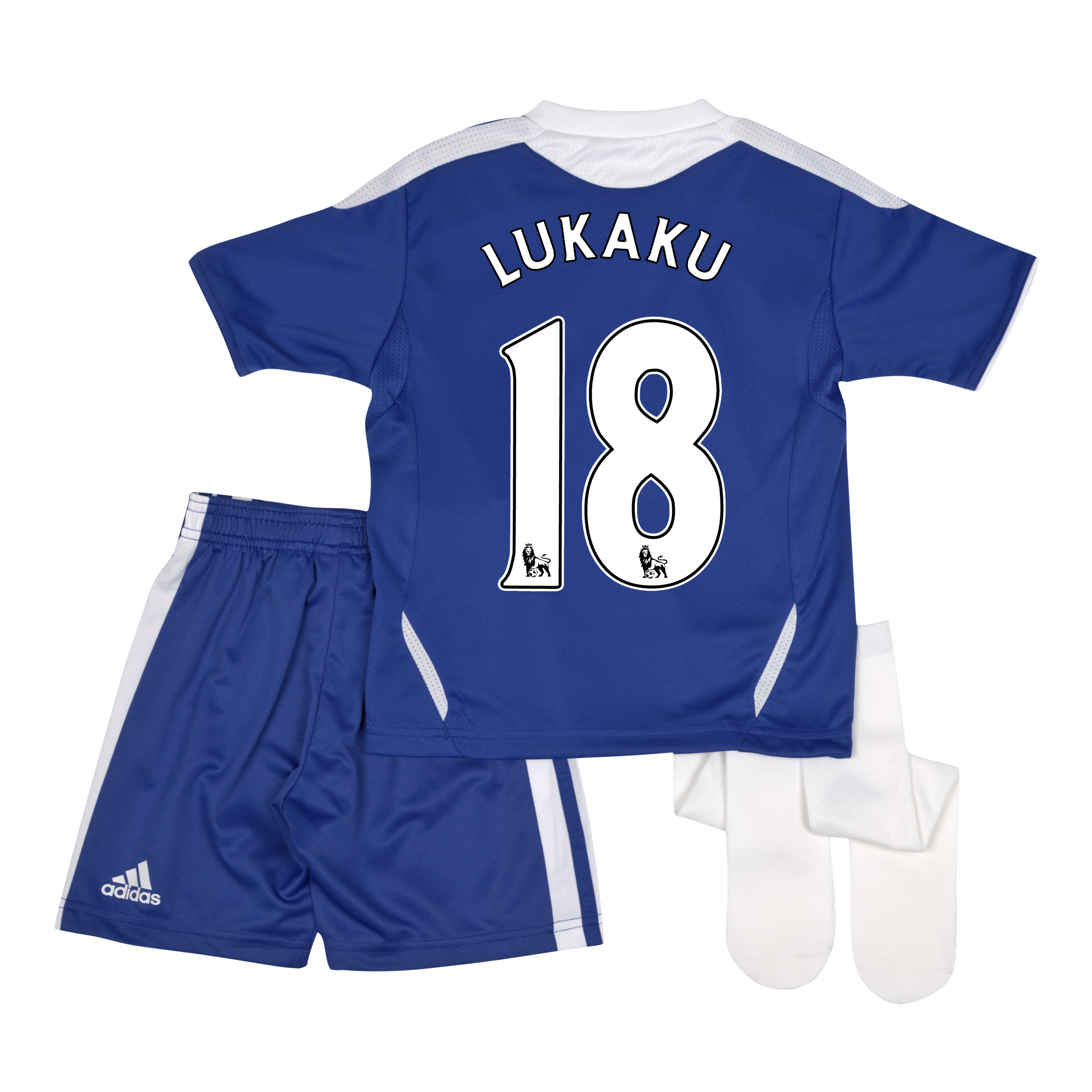 Chelsea Home Mini Kit 2011~12 with Lukaku 18 printing