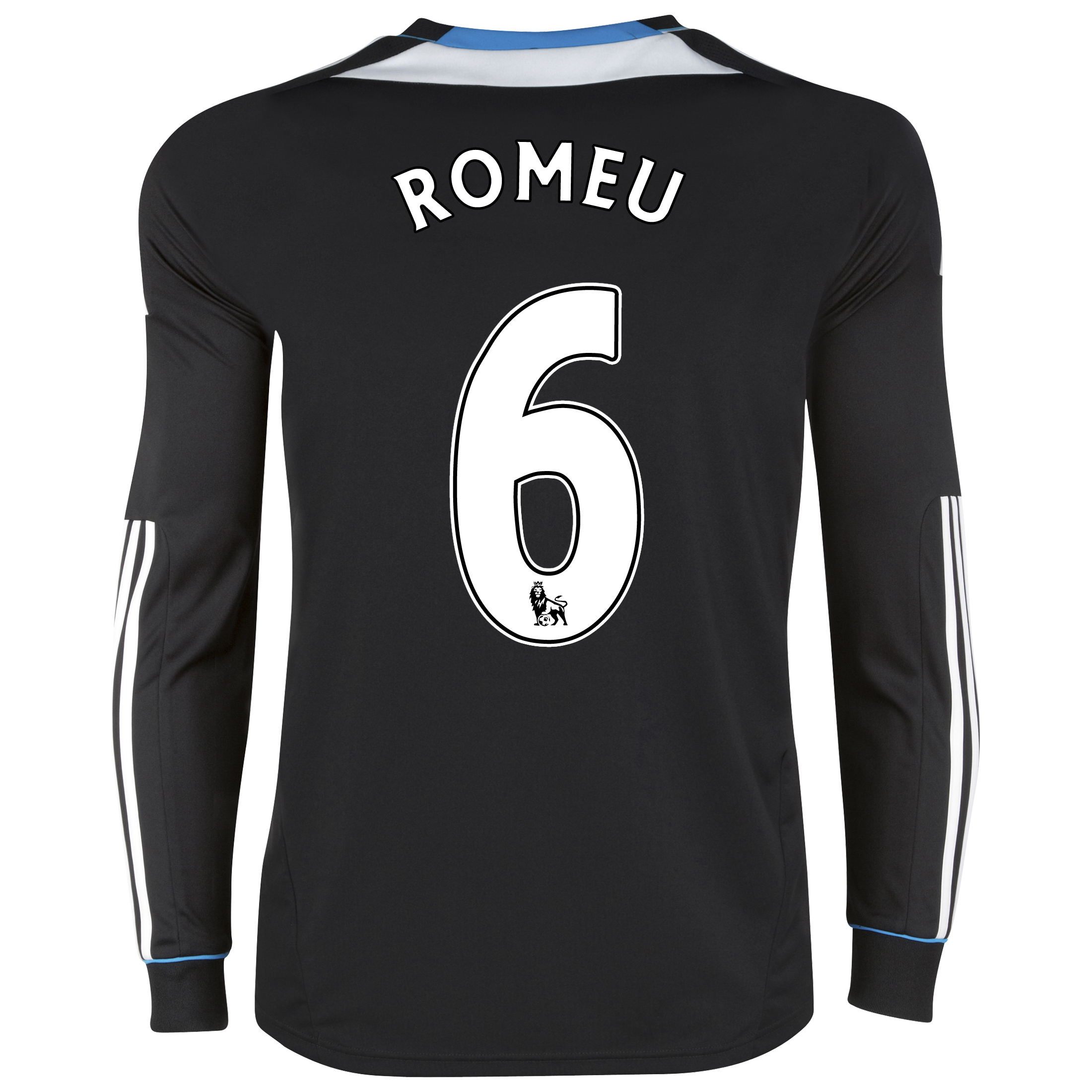<br>Chelsea Away Shirt 2011/12 Long Sleeve with Romeu 6 printing