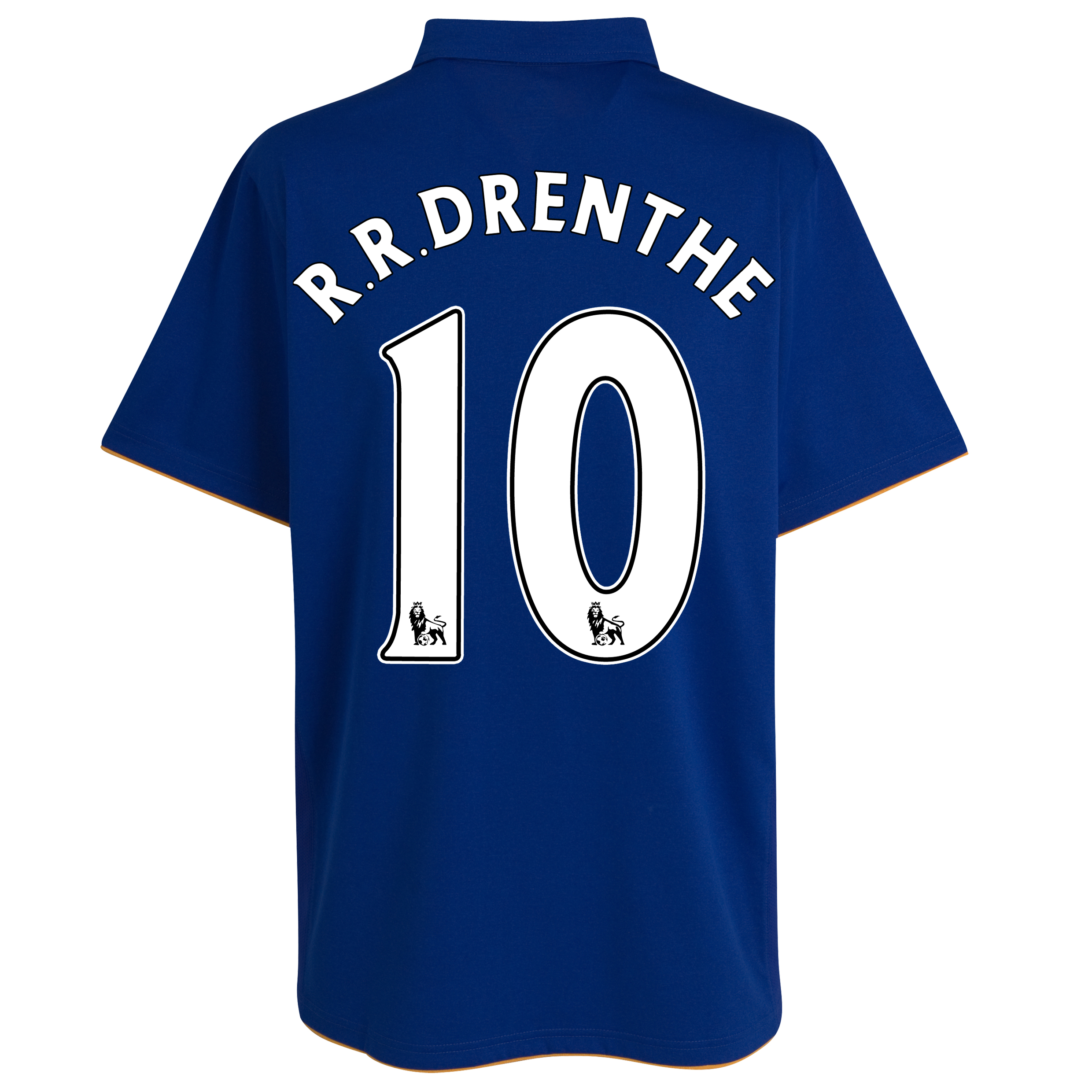 Everton Home Shirt 2011~12 with RR Drenthe 10 printing