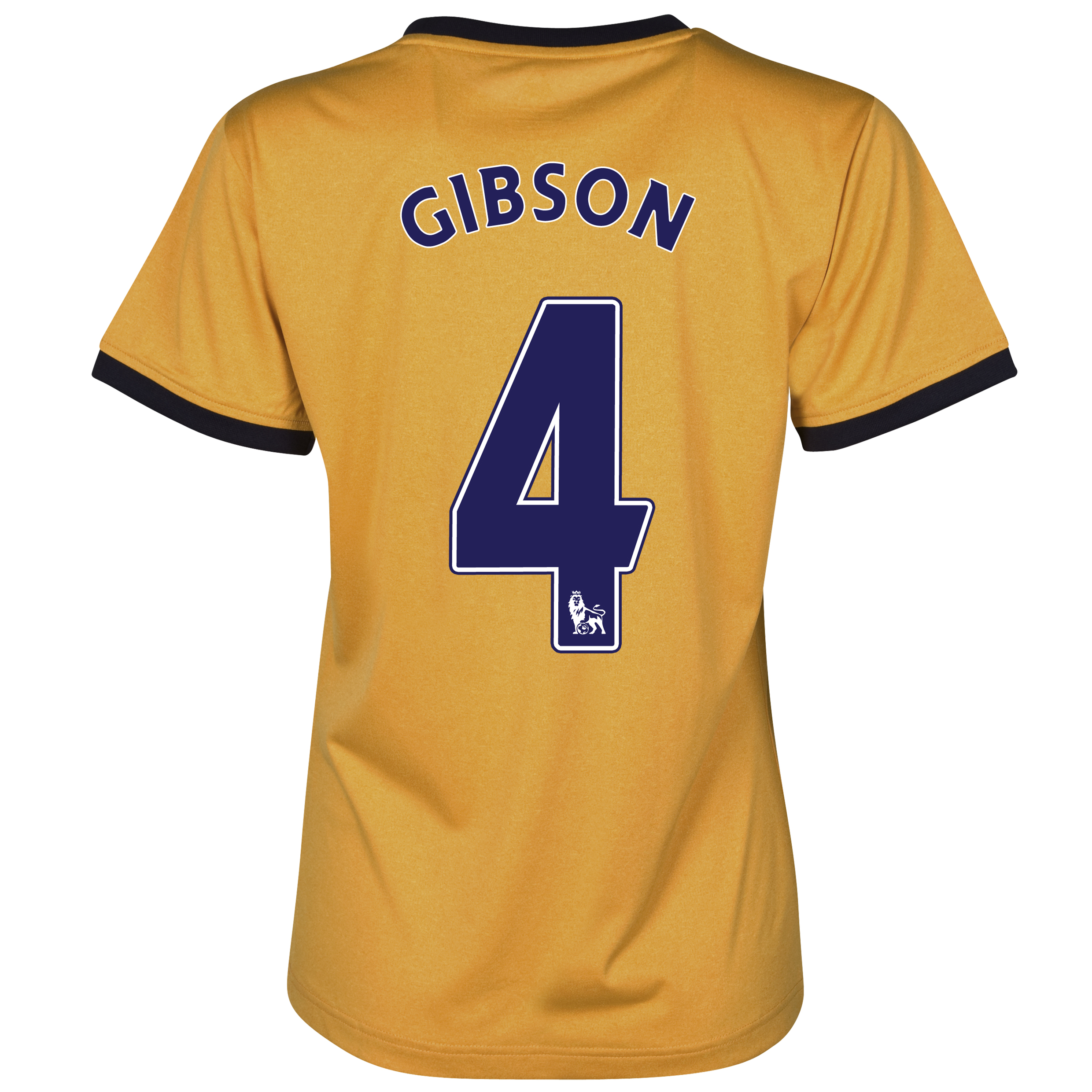 <br>Everton Away Shirt 2011/12 Womens with Gibson 4 printing