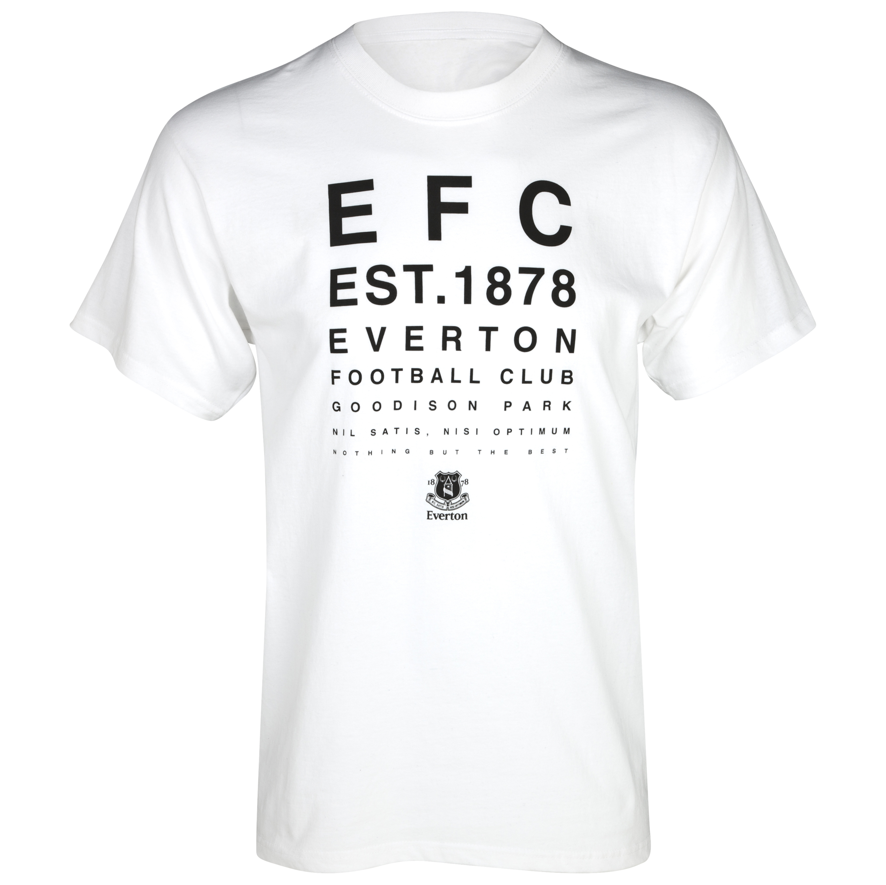 Everton 2for£20 Test Card T-Shirt - White