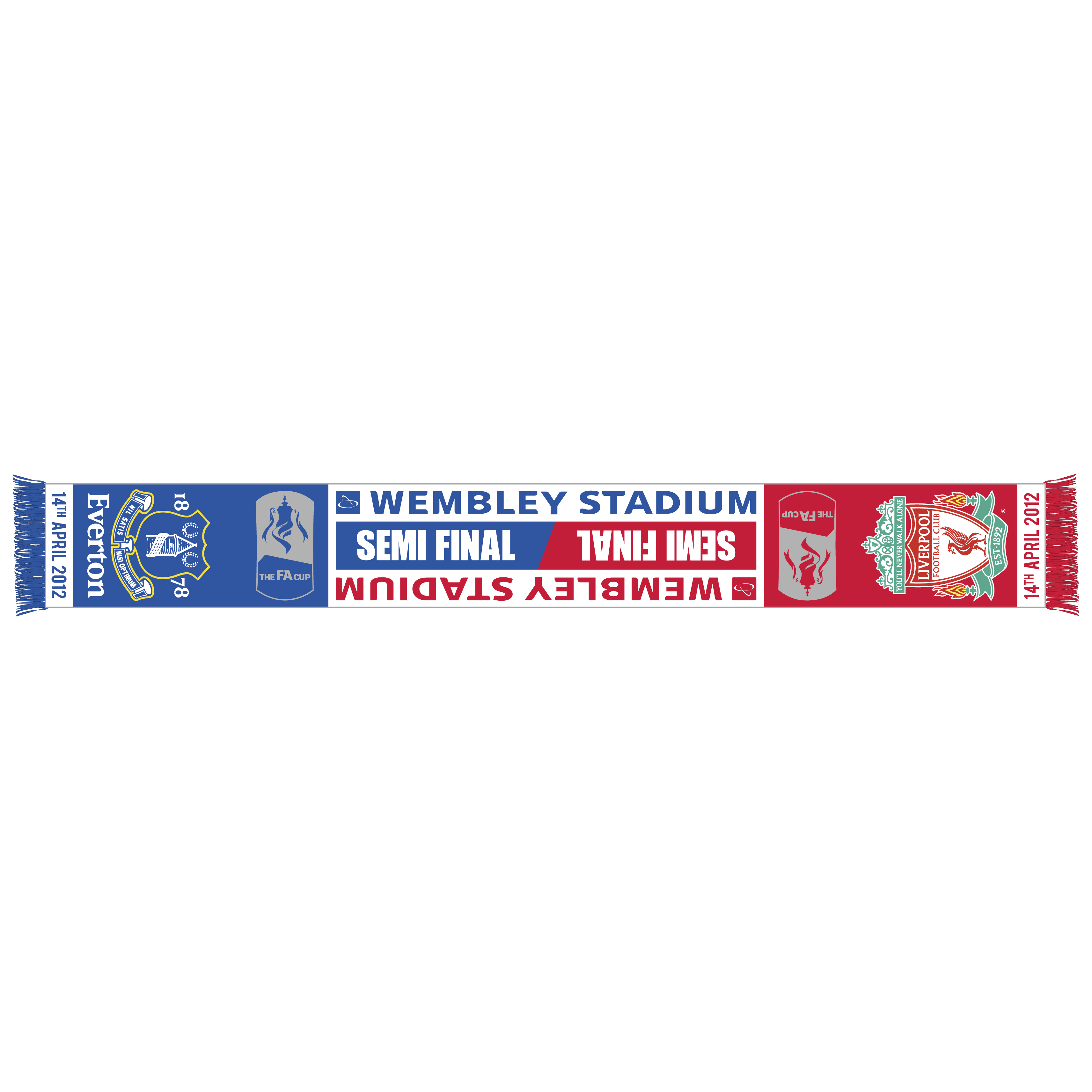 Everton The FA Cup Semi Final Friendship Scarf