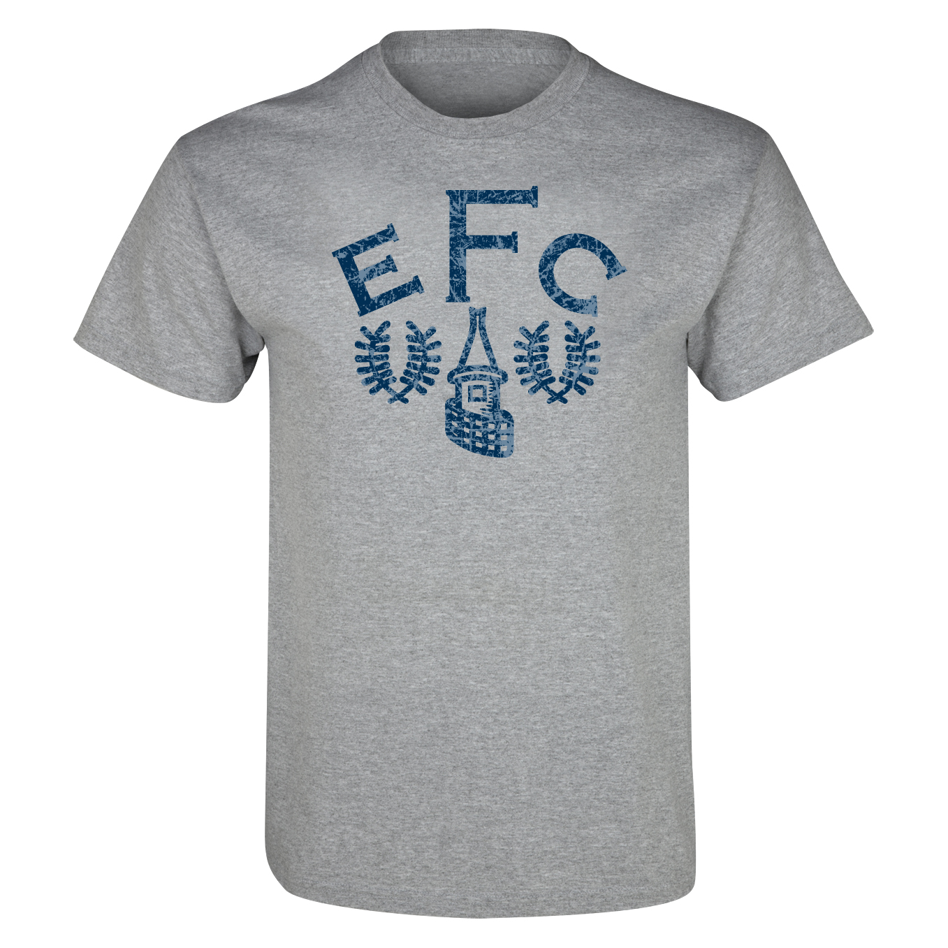 Everton 2for£20 Heritage Crest T-Shirt - Grey Marl