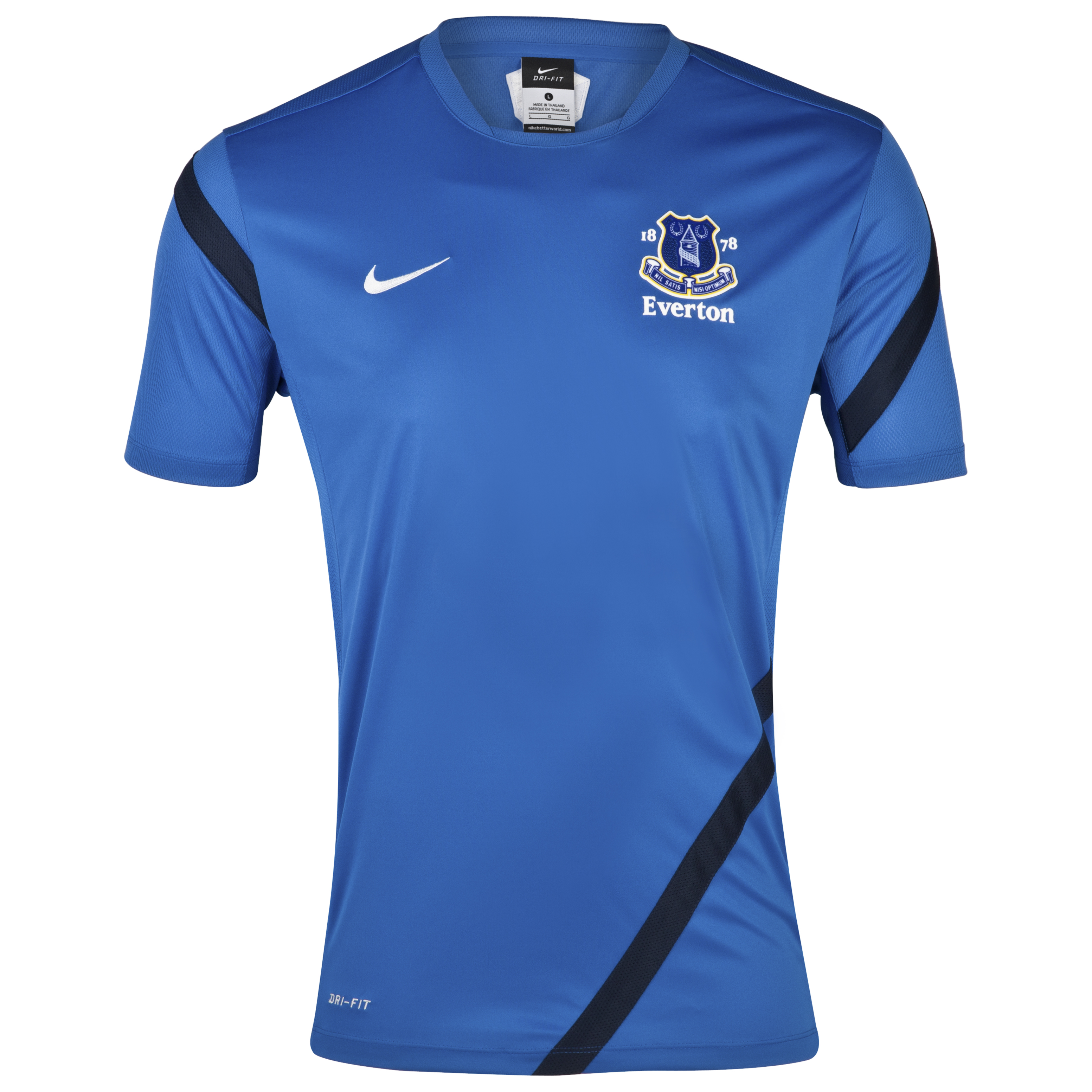 Everton Training T-Shirt - Junior - Royal Blue/Obsidian/White