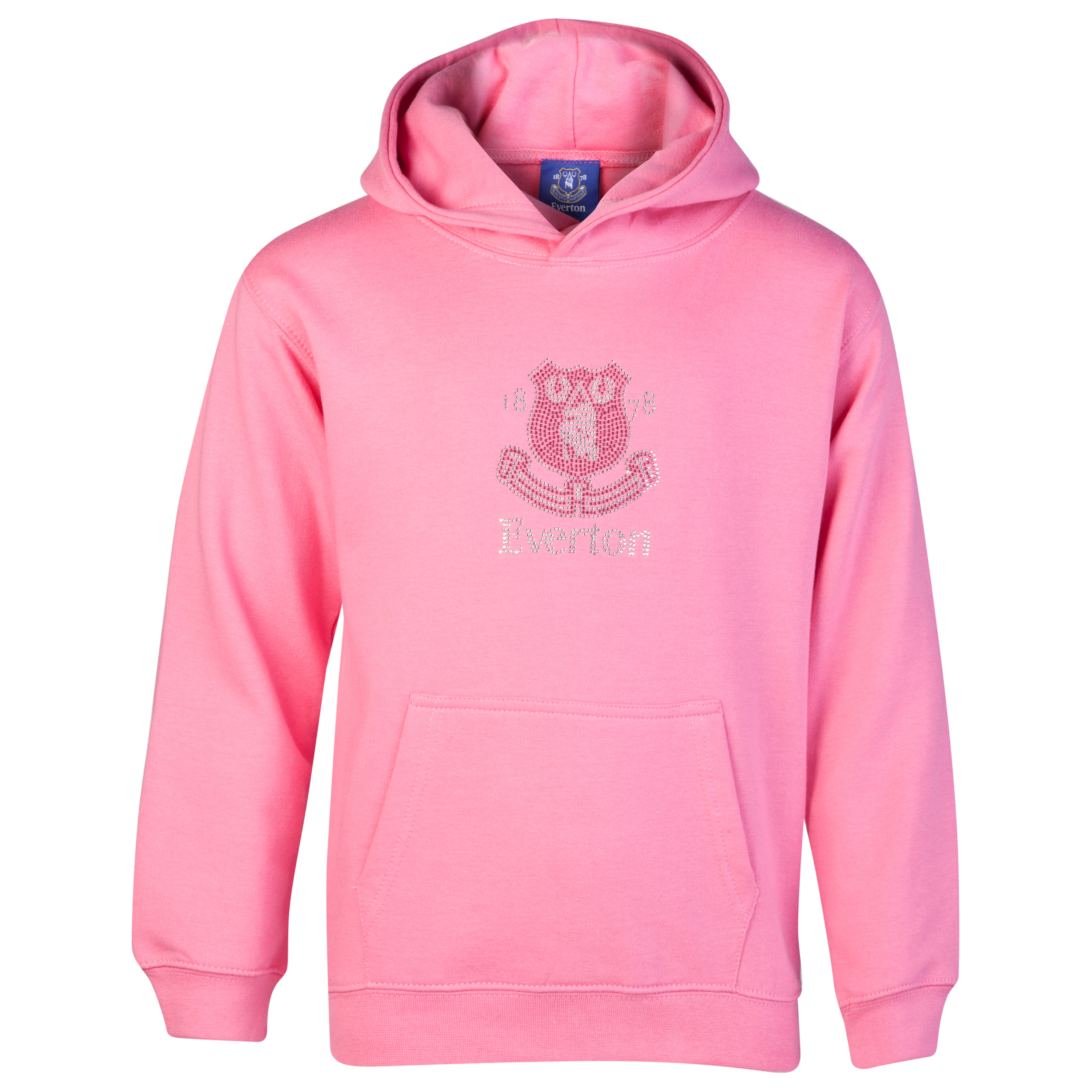 Everton Rhinestone Hoodie - Pink - Older Girls