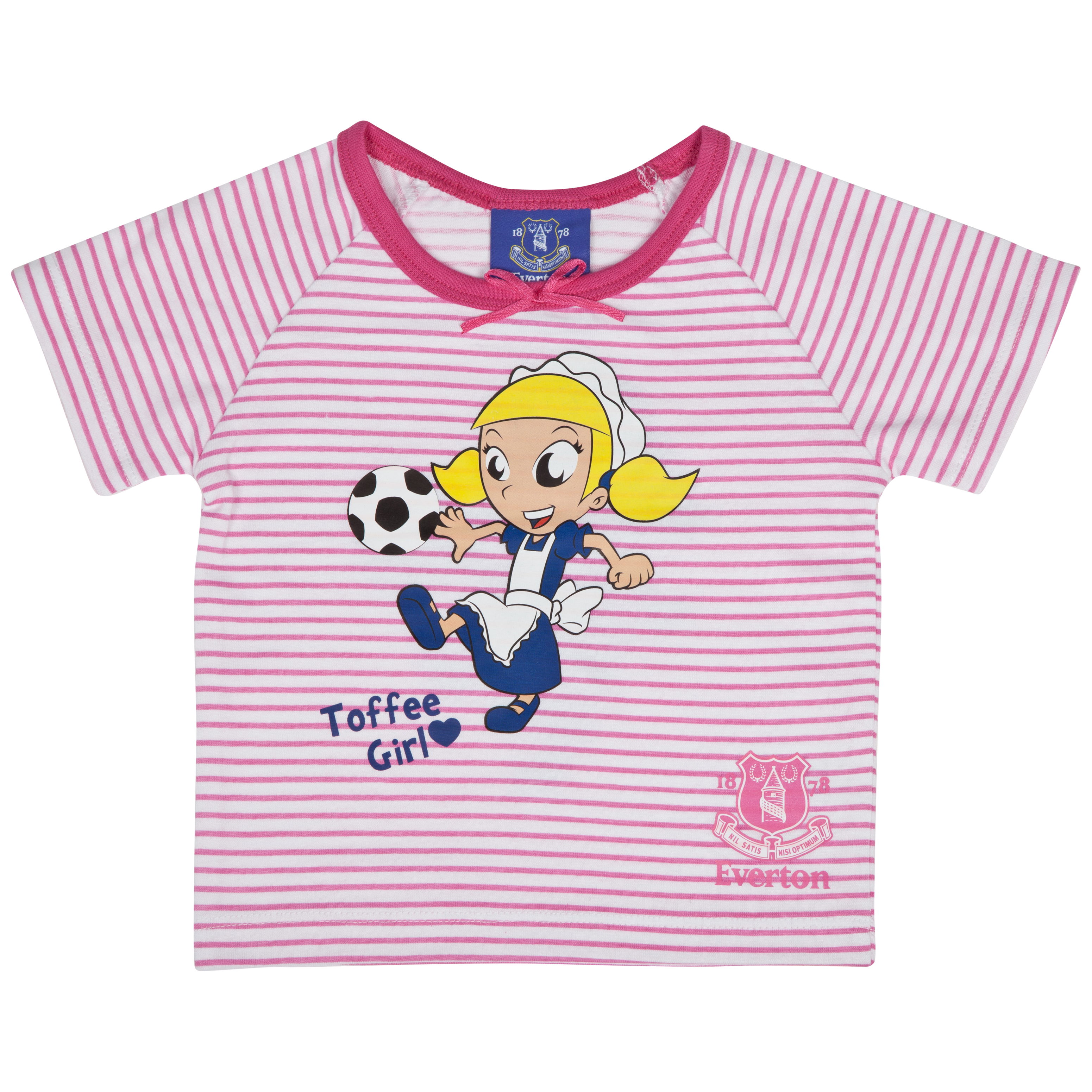 Everton Reverse T-Shirt - Pink/White - Baby