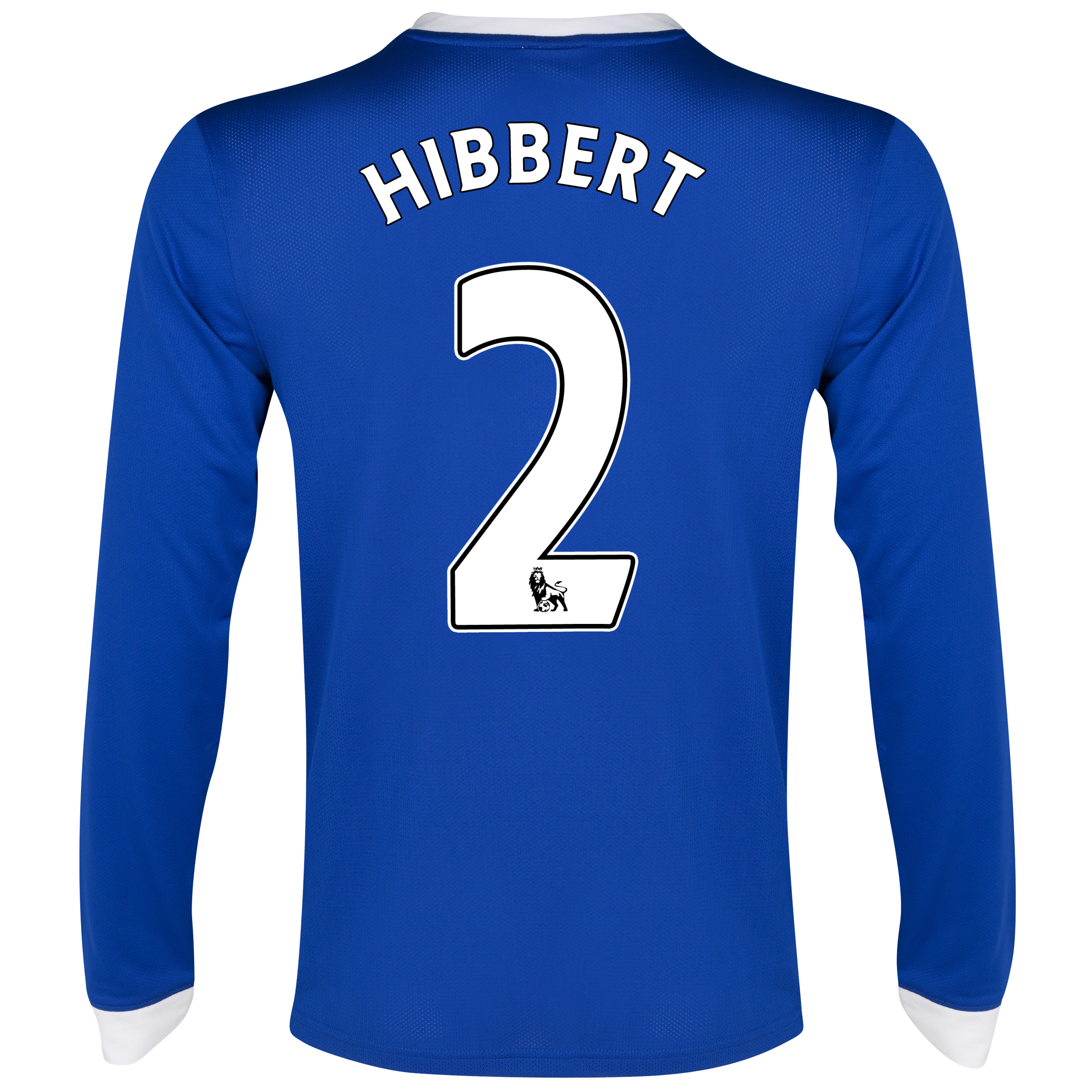Everton Home Shirt 2012/13 - Long Sleeved with Hibbert 2 printing
