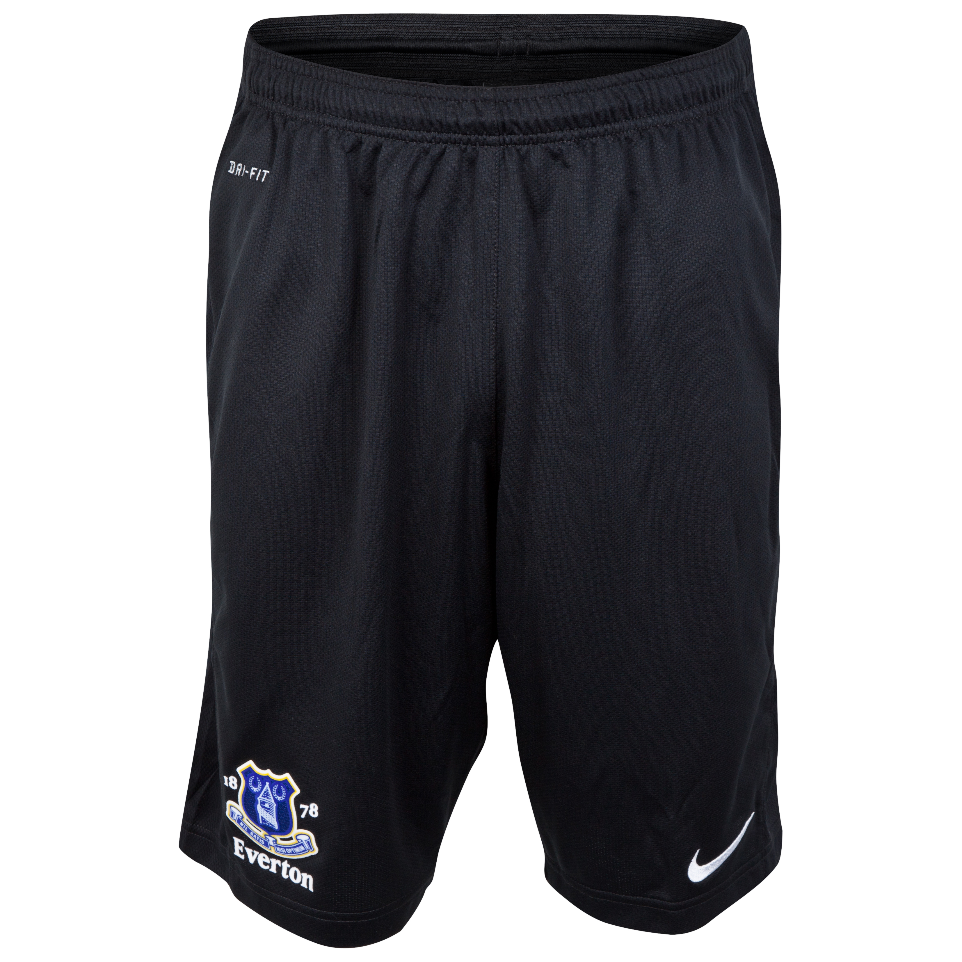 Everton Longer Knit Short - Black/White